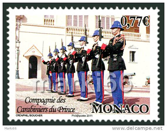 Monaco - 2011 - Carabiniers Of Prince - Mint Stamp - Sonstige & Ohne Zuordnung