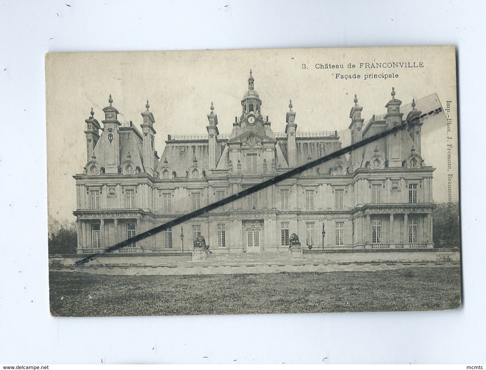 CPA  - Château De  Franconville -  Façade Principale - Saint-Martin-du-Tertre