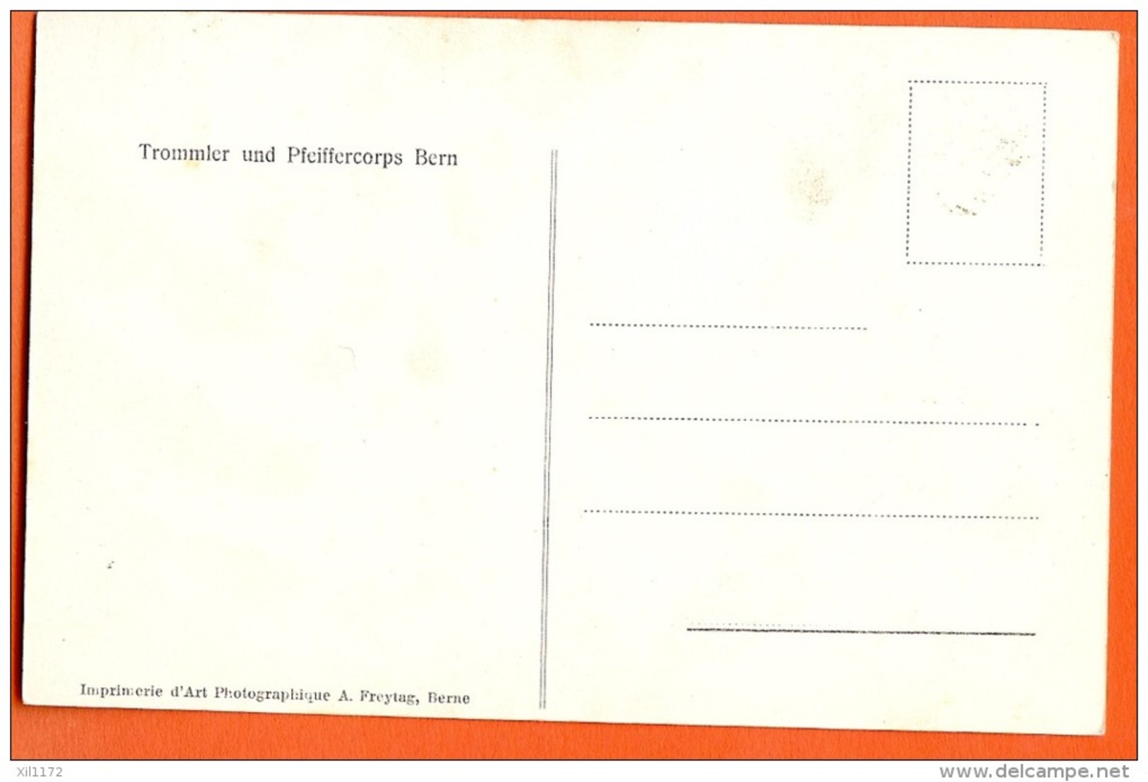 EZ-04a  Troupe De Scouts Joueurs De Tambour Et Flûte. Trommler Und Pfeiffercorps Bern. Non Circulé. Freytag Sans Numéro. - Scoutisme