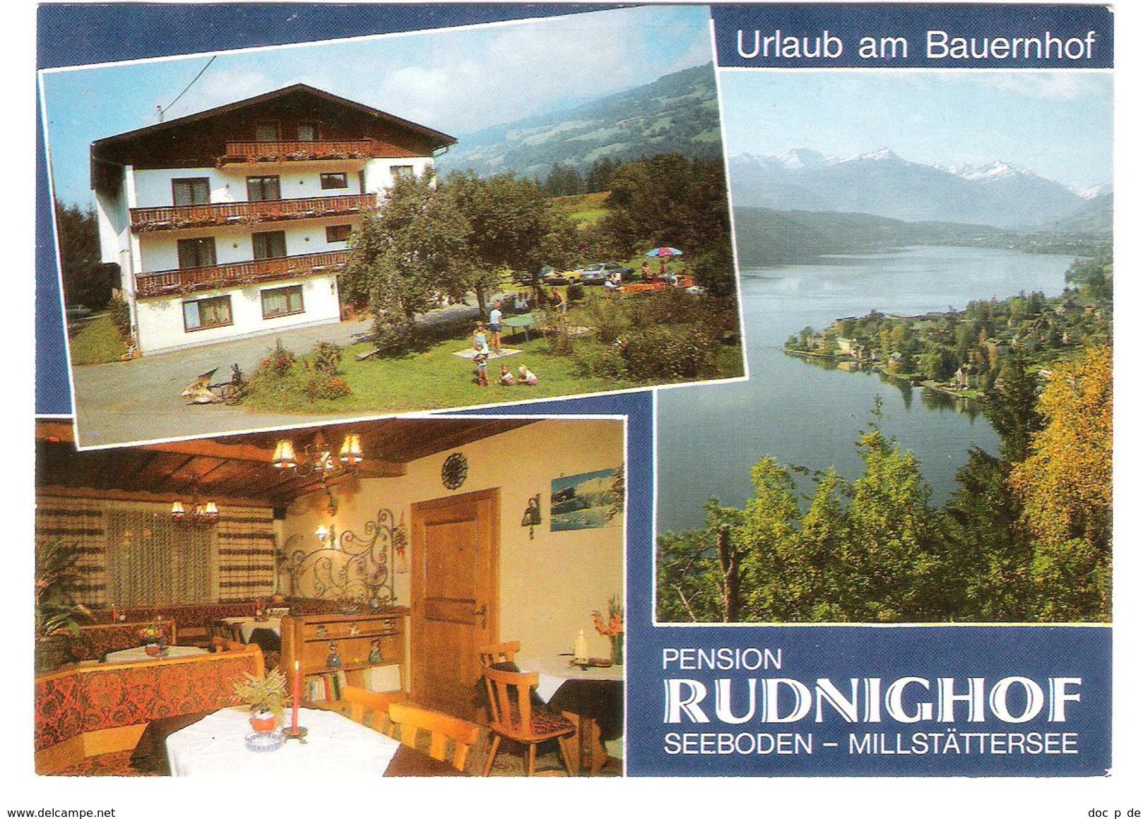 Österreich - A-9851 Lieserbrücke - Seeboden - Millstättersee - Pension Gästehaus Rudnighof - Millstatt