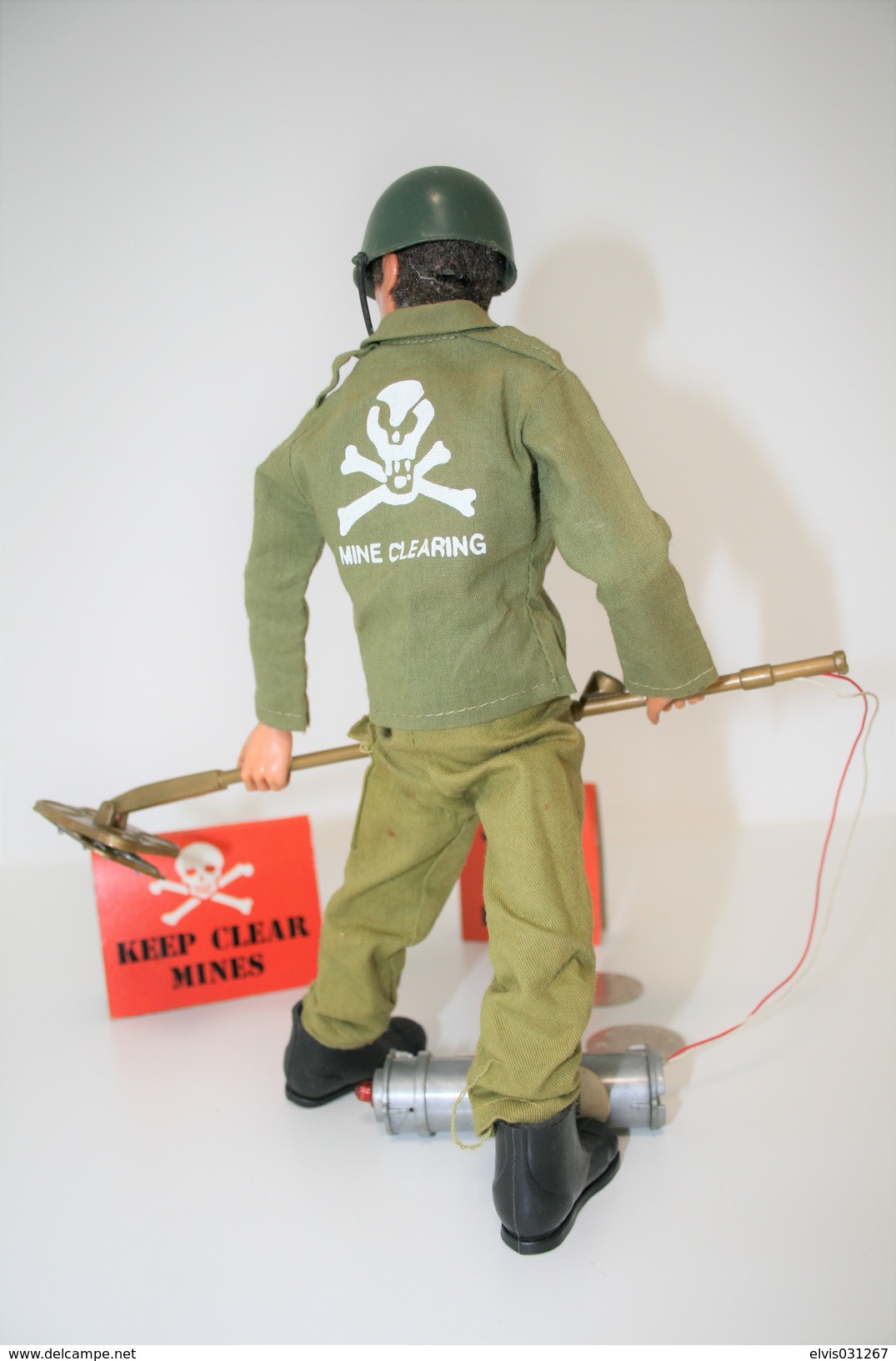 Vintage ACTION MAN EAGLE EYE : MINE DETECTION - Original Hasbro 1970 - Palitoy - GI JOE - Action Man