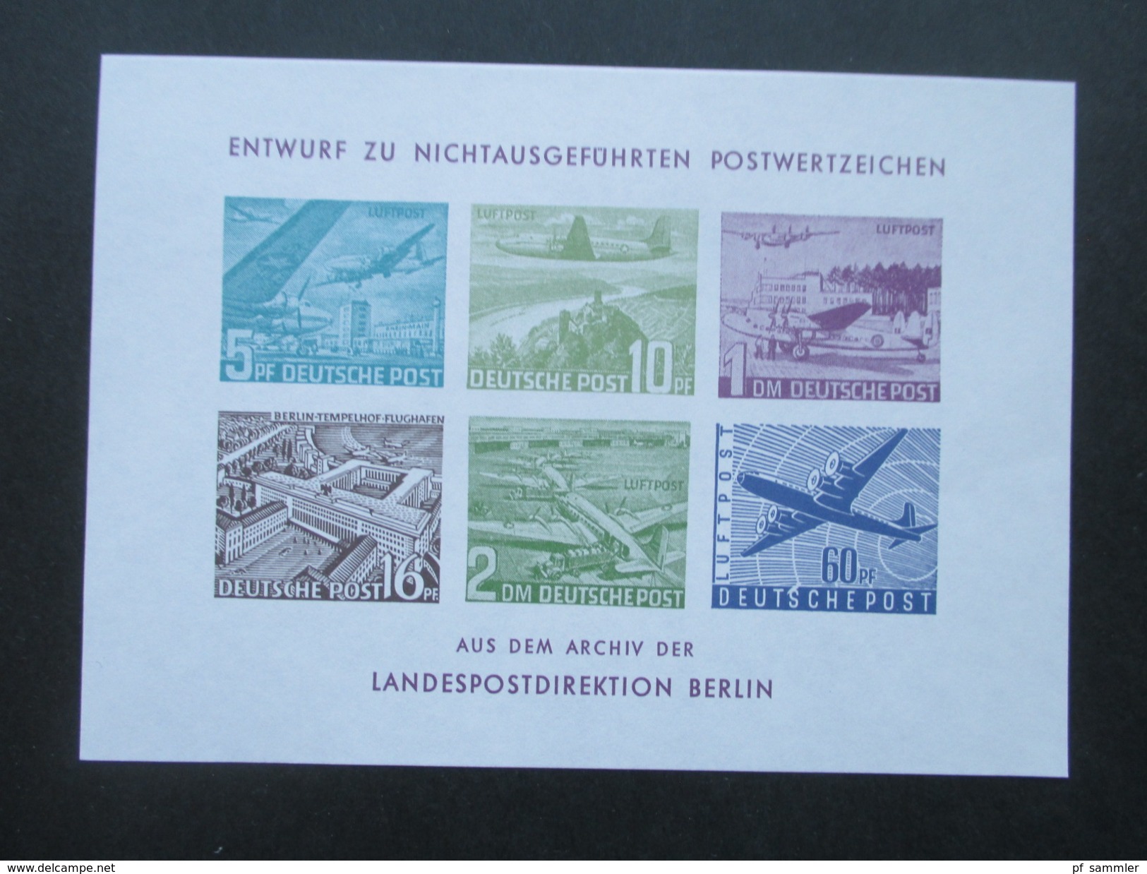 Berlin Sonderdrucke / Entwürfe Luftpostmarkenserie / Berlin 1972 / Bephila 1975 Insgesamt 30 Stück! Hoher Wert!! - Lettres & Documents