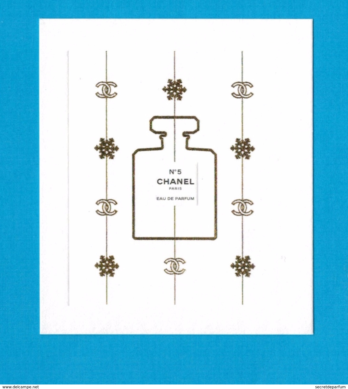 Cartes Parfumées Carte CHANEL N°5  De CHANEL - Modernes (à Partir De 1961)