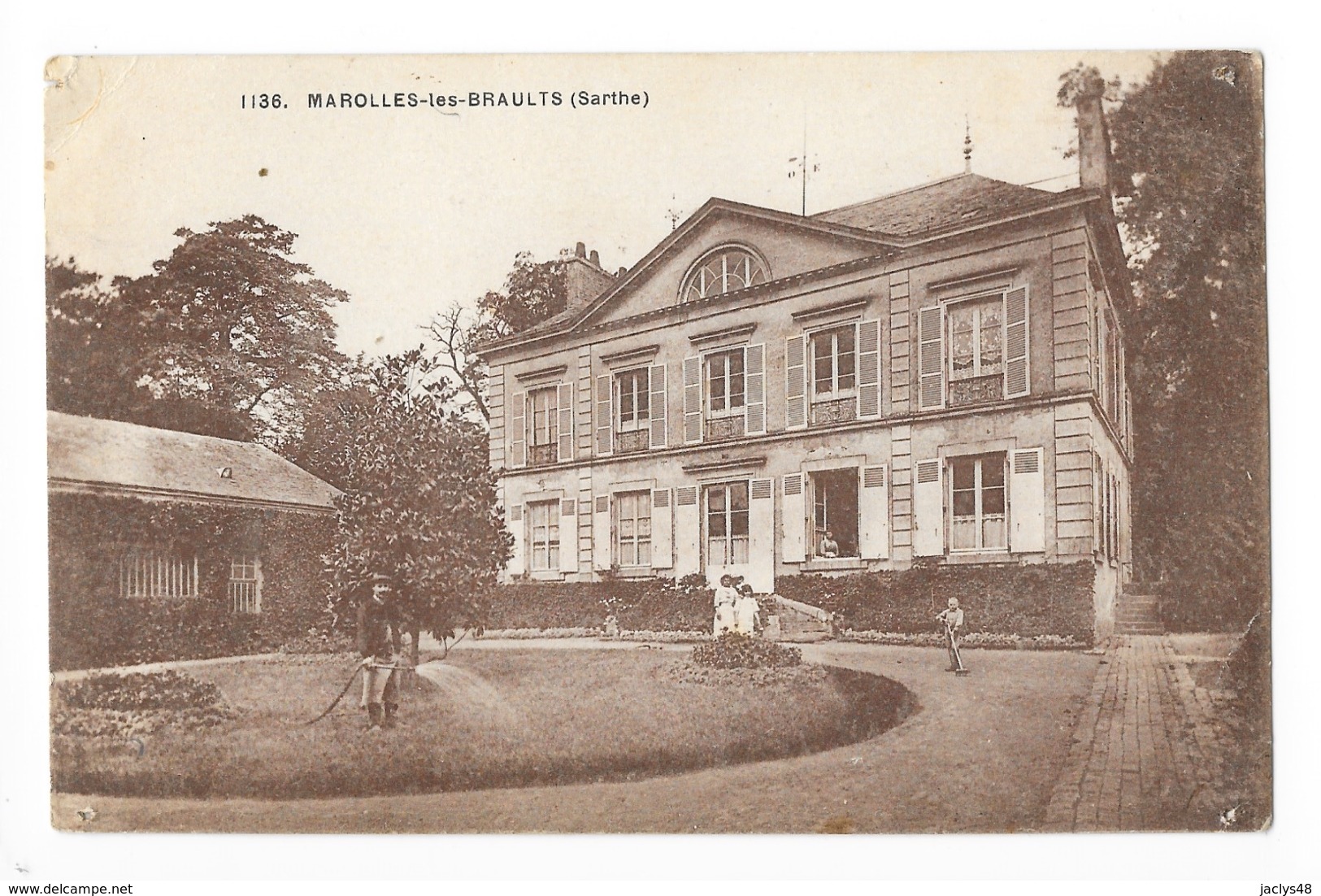 MAROLLES-les-BRAULTS  (cpa 72)   Château -   - L 1 - Marolles-les-Braults