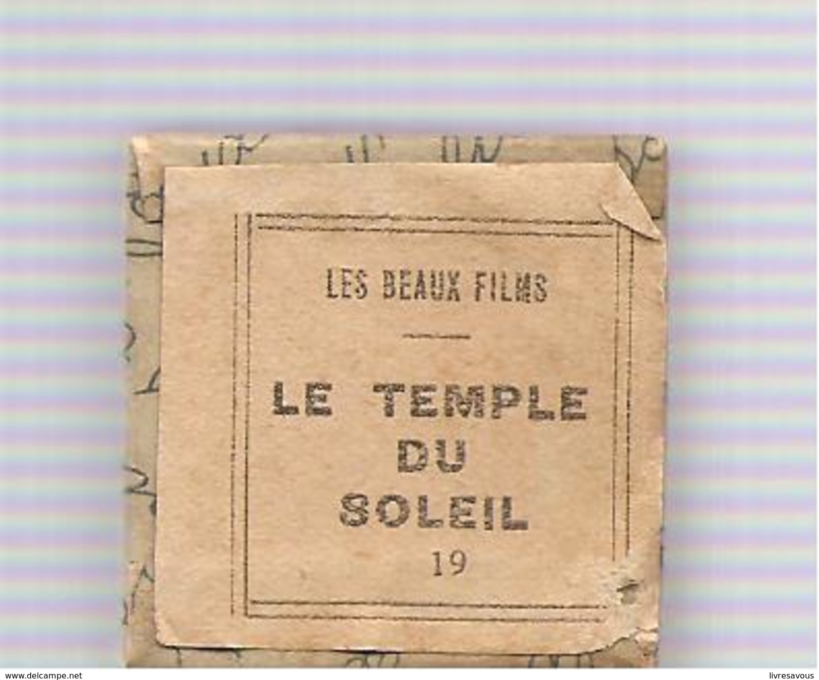 Hergé Film Fixe N°19 Tintin Et Le Temple Du Soleil D'Hergé Collection "Les Beaux Films" Des Années 1965 - Filmspullen: 35mm - 16mm - 9,5+8+S8mm