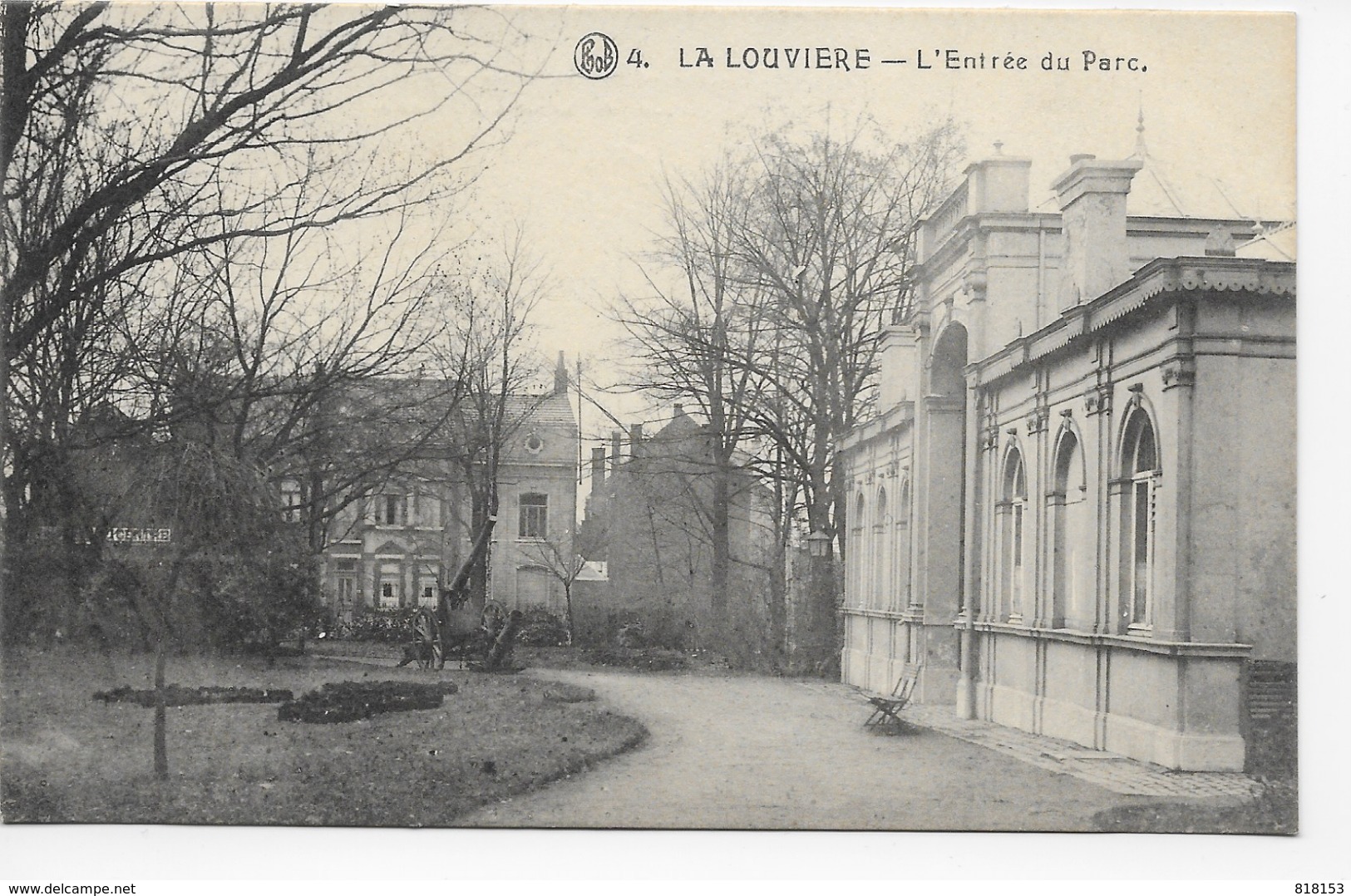 4. La Louvière  - L'Entrée Du Parc - La Louvière