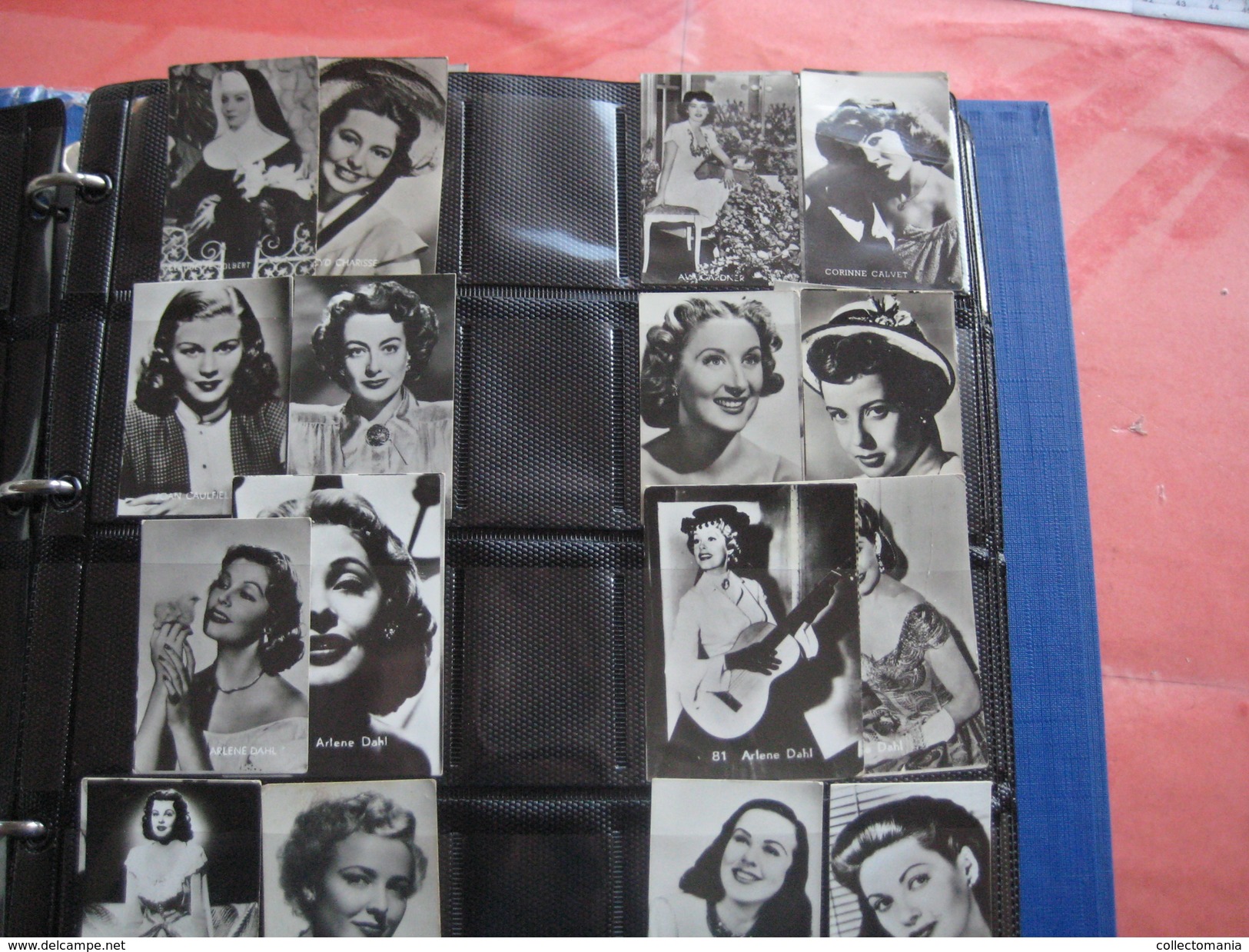 Belgian Chewing gum Ltd - only Film stars - collection more than 500 photos  - 5cmX7cm AND 4cmX5,8cm  from fifties VG