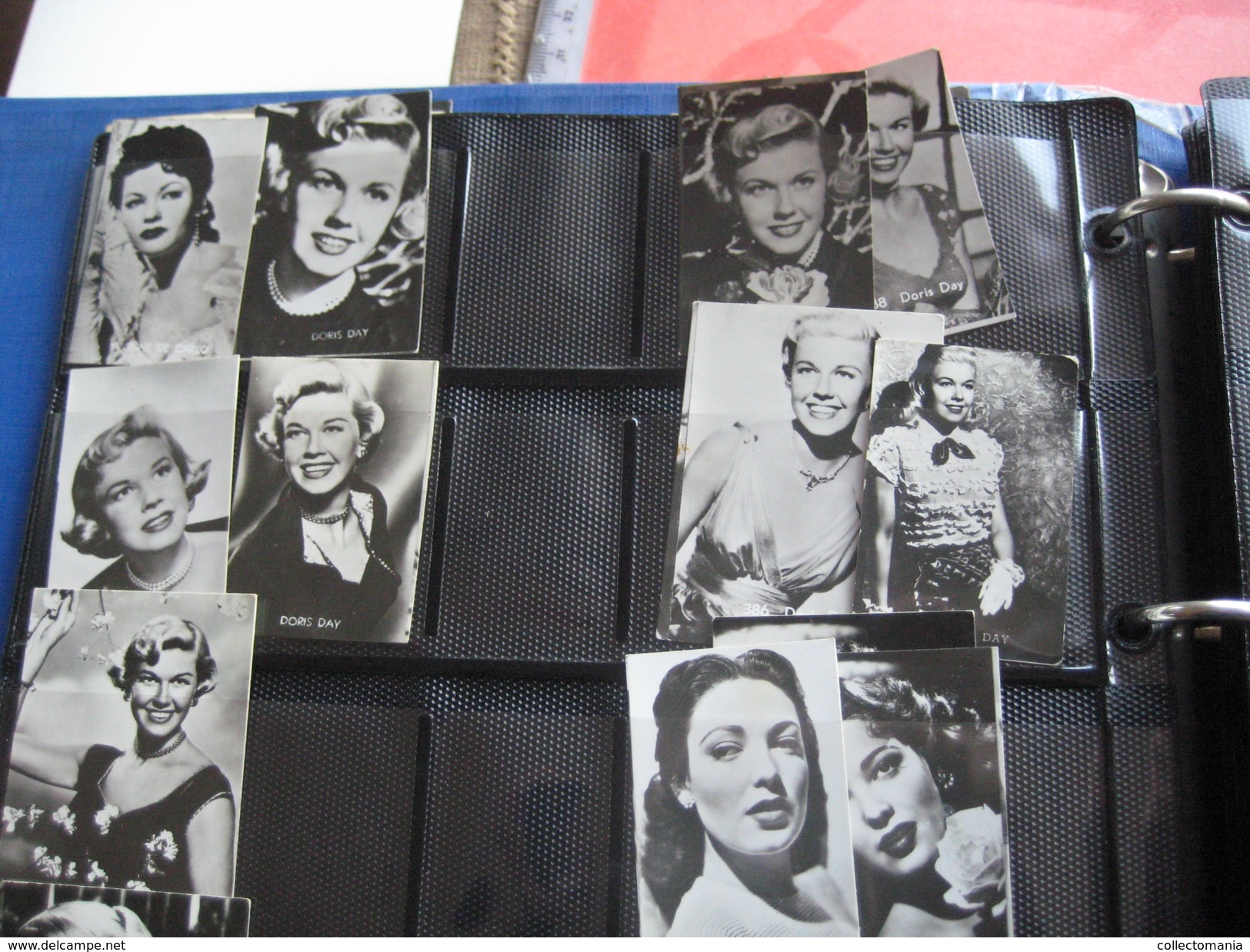 Belgian Chewing gum Ltd - only Film stars - collection more than 500 photos  - 5cmX7cm AND 4cmX5,8cm  from fifties VG