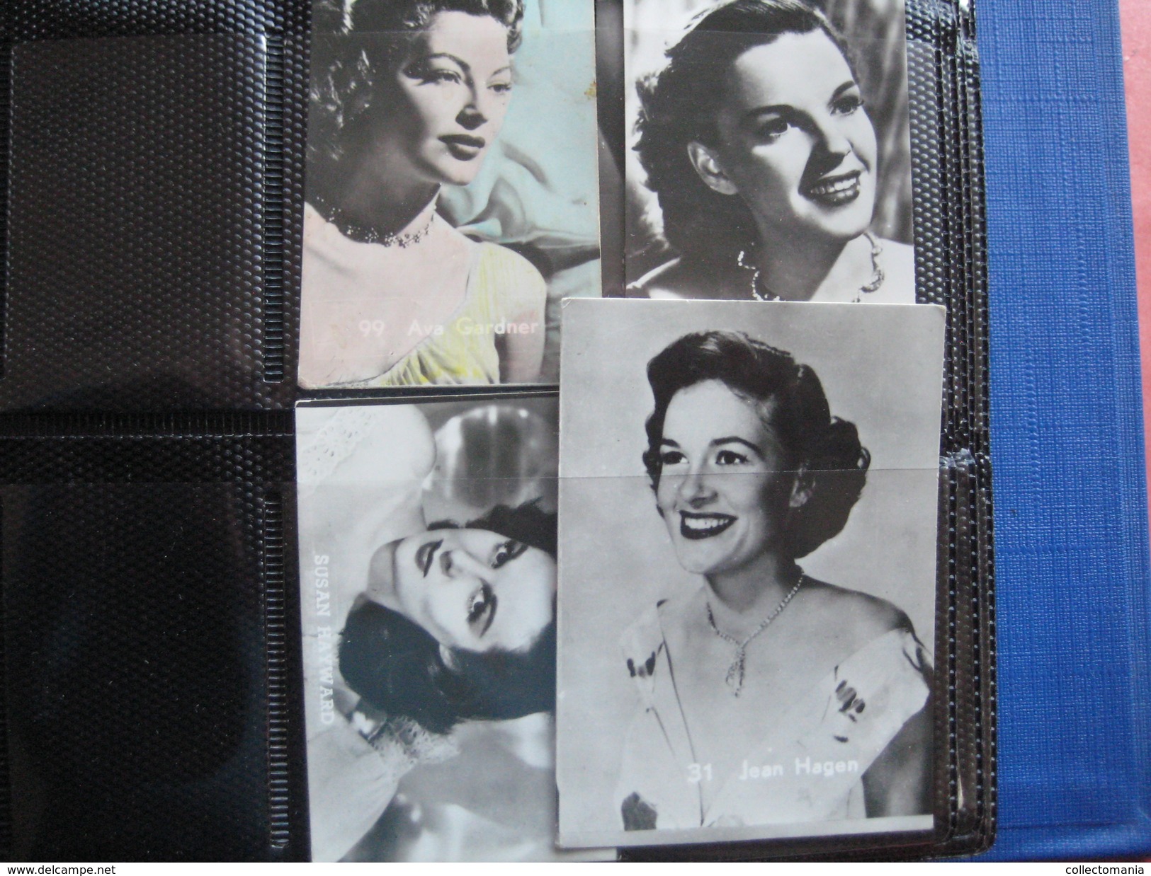 Belgian Chewing gum Ltd - only Film stars - collection more than 500 photos  - 5cmX7cm AND 4cmX5,8cm  from fifties VG