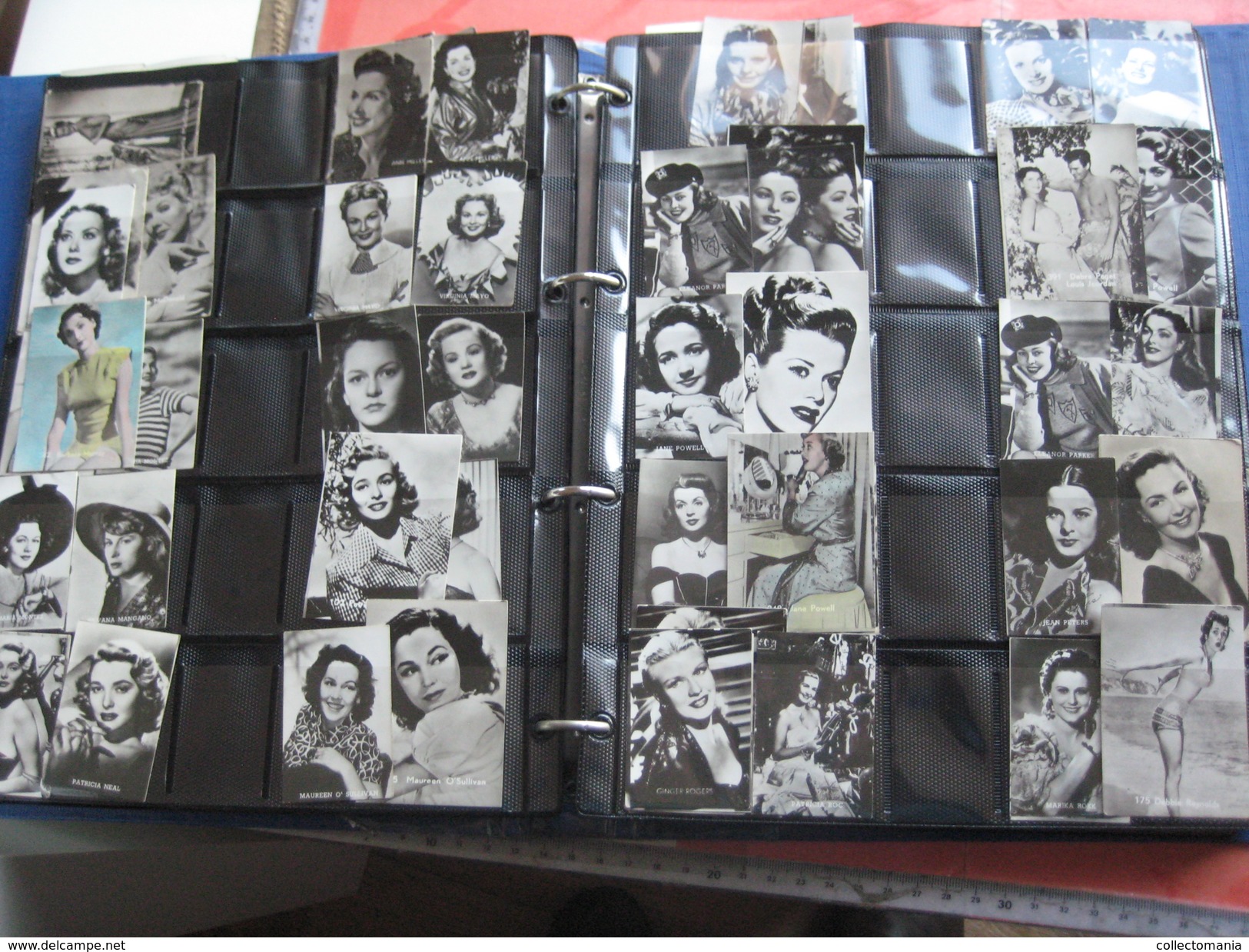 Belgian Chewing gum Ltd - only Film stars - collection more than 500 photos  - 5cmX7cm AND 4cmX5,8cm  from fifties VG