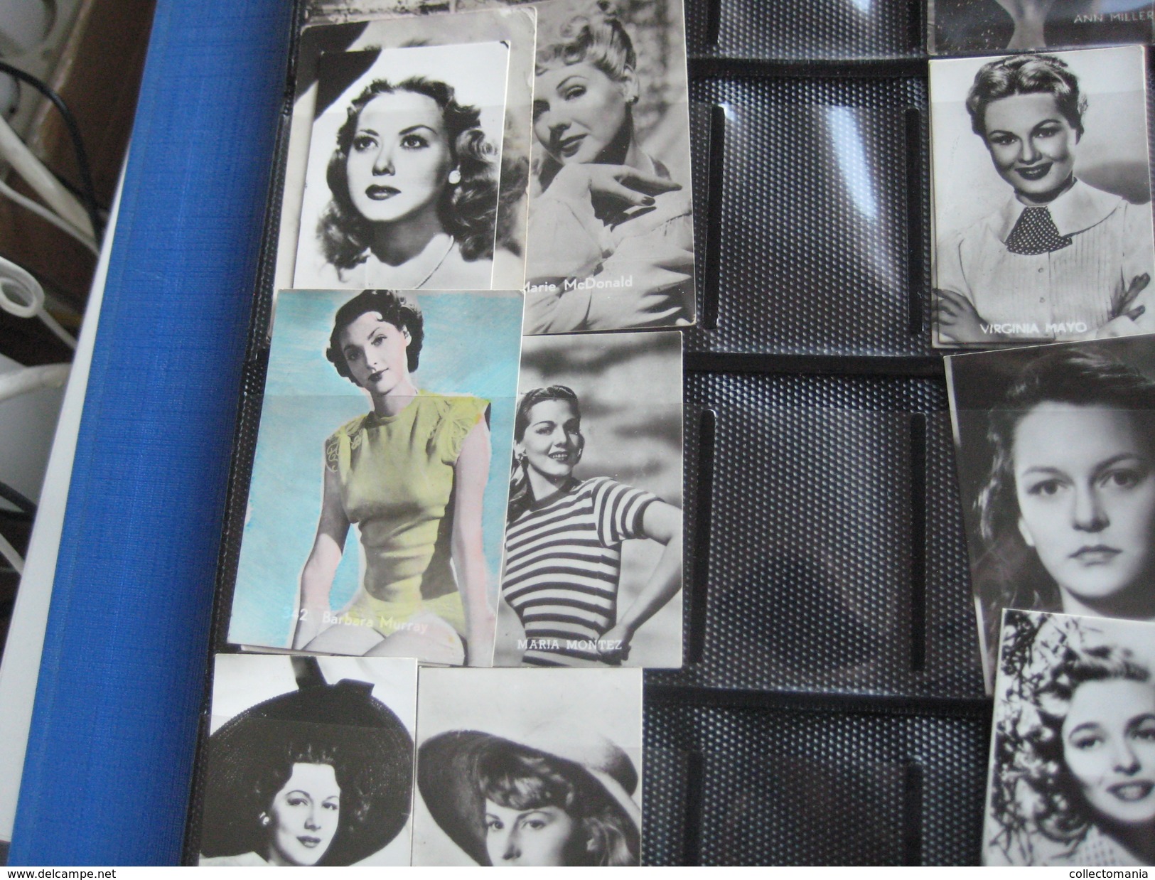 Belgian Chewing gum Ltd - only Film stars - collection more than 500 photos  - 5cmX7cm AND 4cmX5,8cm  from fifties VG