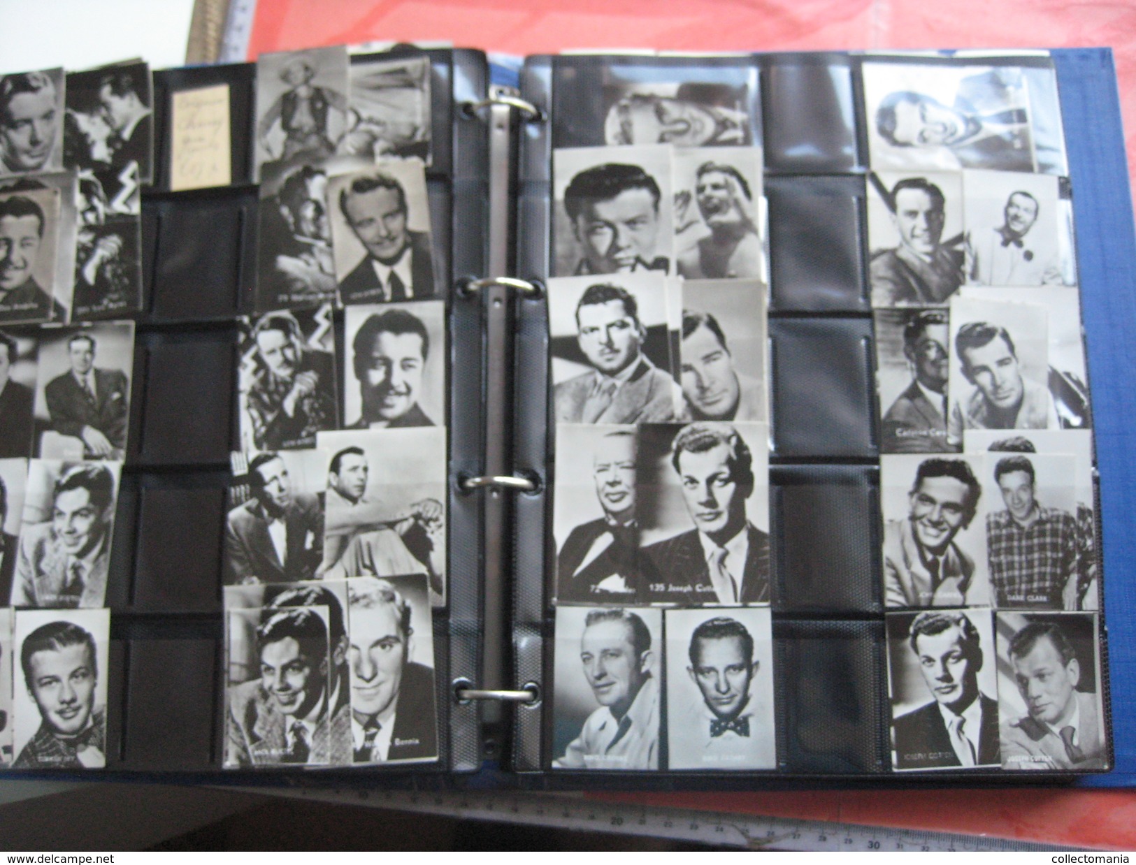 Belgian Chewing gum Ltd - only Film stars - collection more than 500 photos  - 5cmX7cm AND 4cmX5,8cm  from fifties VG