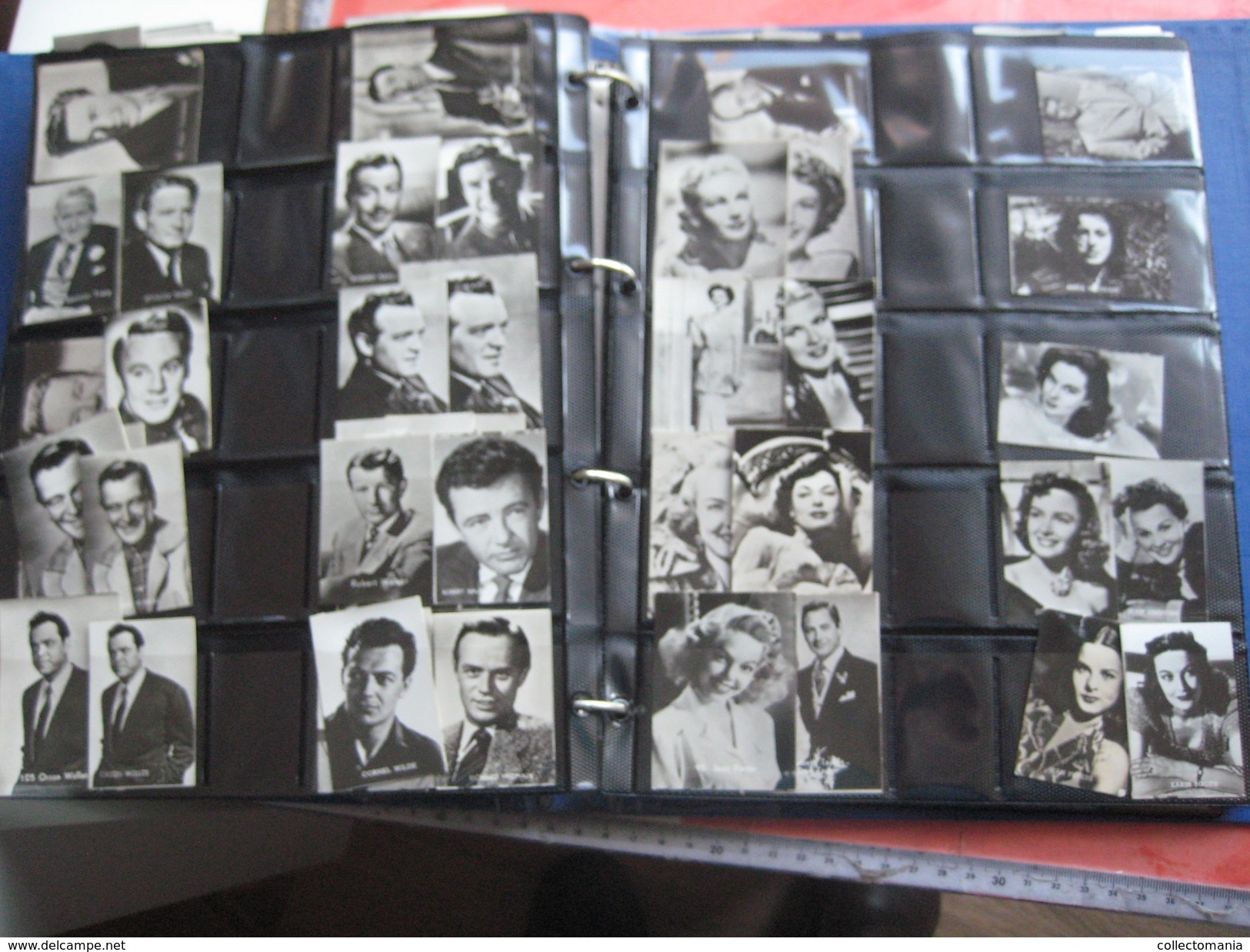 Belgian Chewing gum Ltd - only Film stars - collection more than 500 photos  - 5cmX7cm AND 4cmX5,8cm  from fifties VG