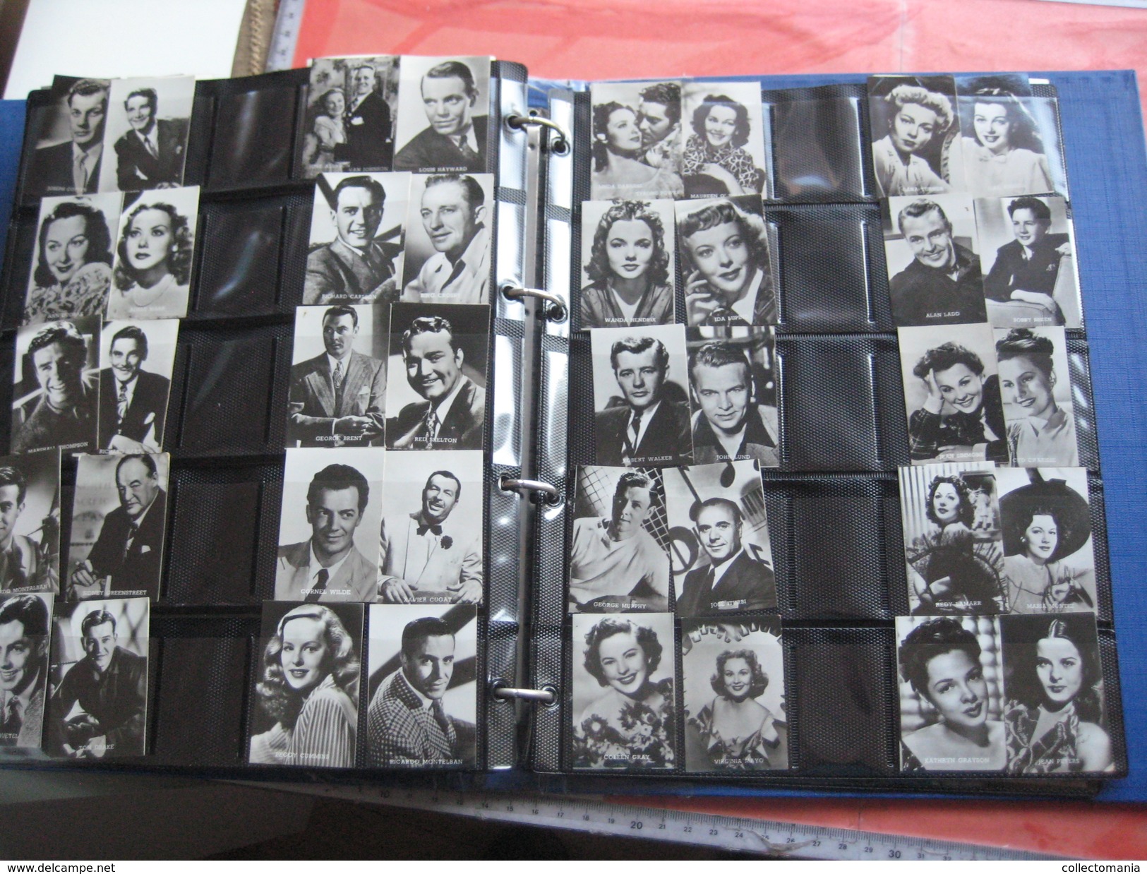 Belgian Chewing gum Ltd - only Film stars - collection more than 500 photos  - 5cmX7cm AND 4cmX5,8cm  from fifties VG