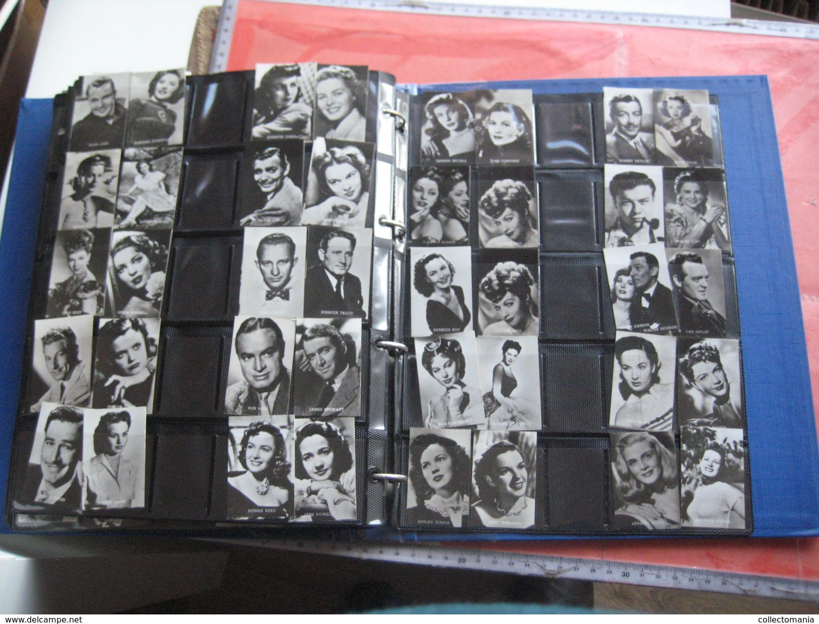 Belgian Chewing gum Ltd - only Film stars - collection more than 500 photos  - 5cmX7cm AND 4cmX5,8cm  from fifties VG