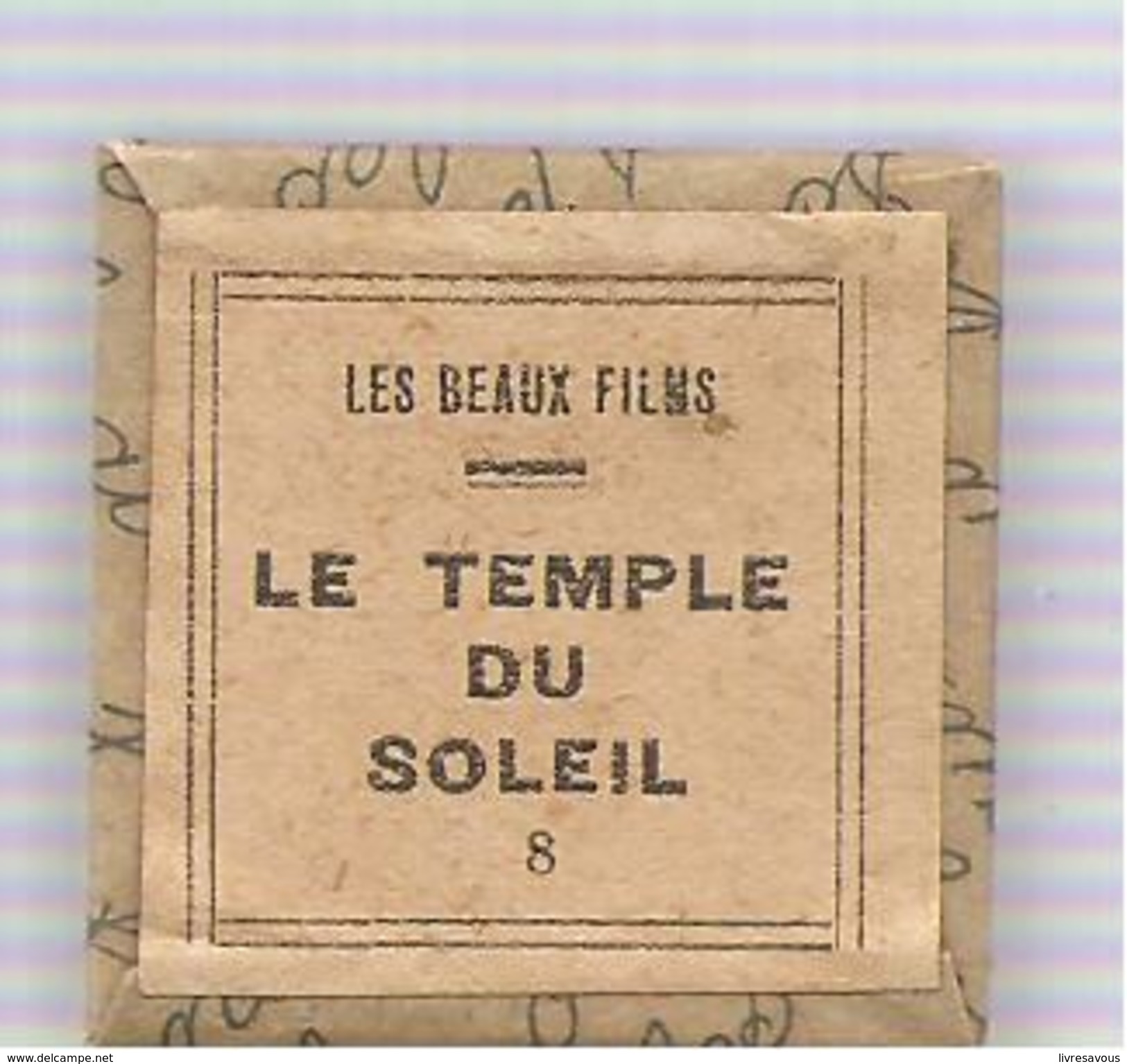 Hergé Film Fixe N°8 Tintin Et Le Temple Du Soleil D'Hergé Collection "Les Beaux Films" Des Années 1965 - 35mm -16mm - 9,5+8+S8mm Film Rolls