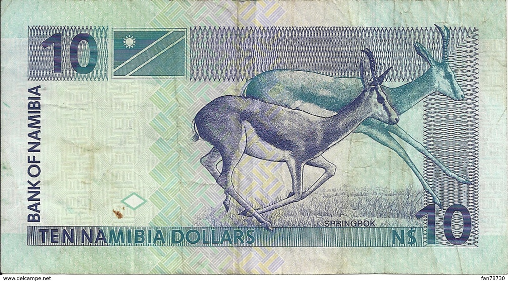 Namibie - Billet De 10 Namibia Dollars - - Namibia