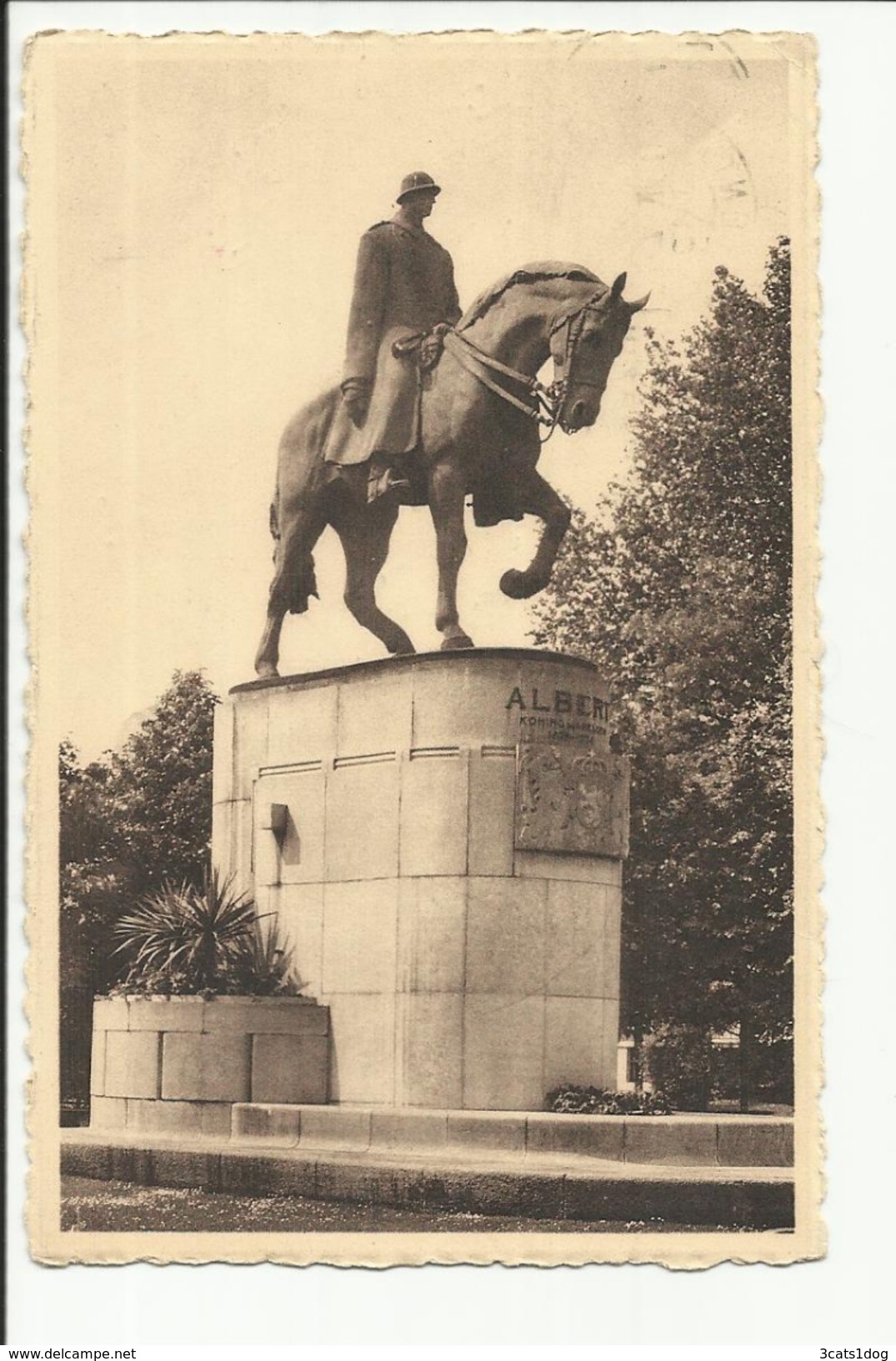 Gent - Monument Koning Albert/Roi Albert (Sculpt. Dom. Inghels) - Monumenten
