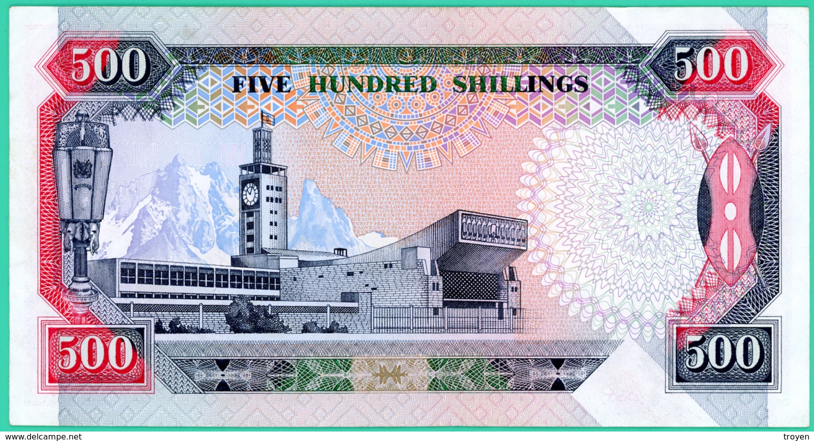 500 Shilings - Kenya - 14 Septembre 1993 - N° AF1449250 - Spl - - Kenya