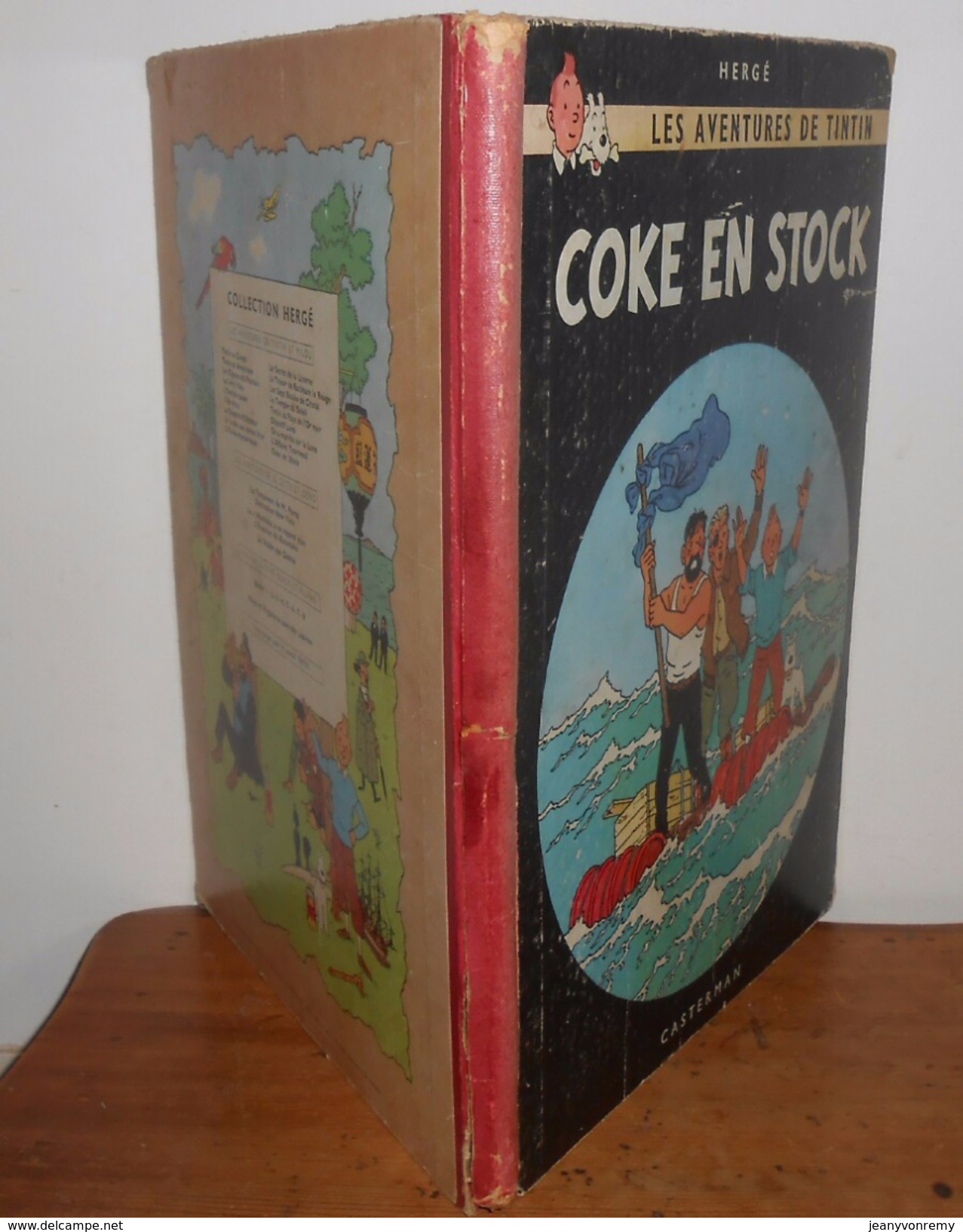 Les Aventures De Tintin. Coke En Stock. 1958. - Erstausgaben