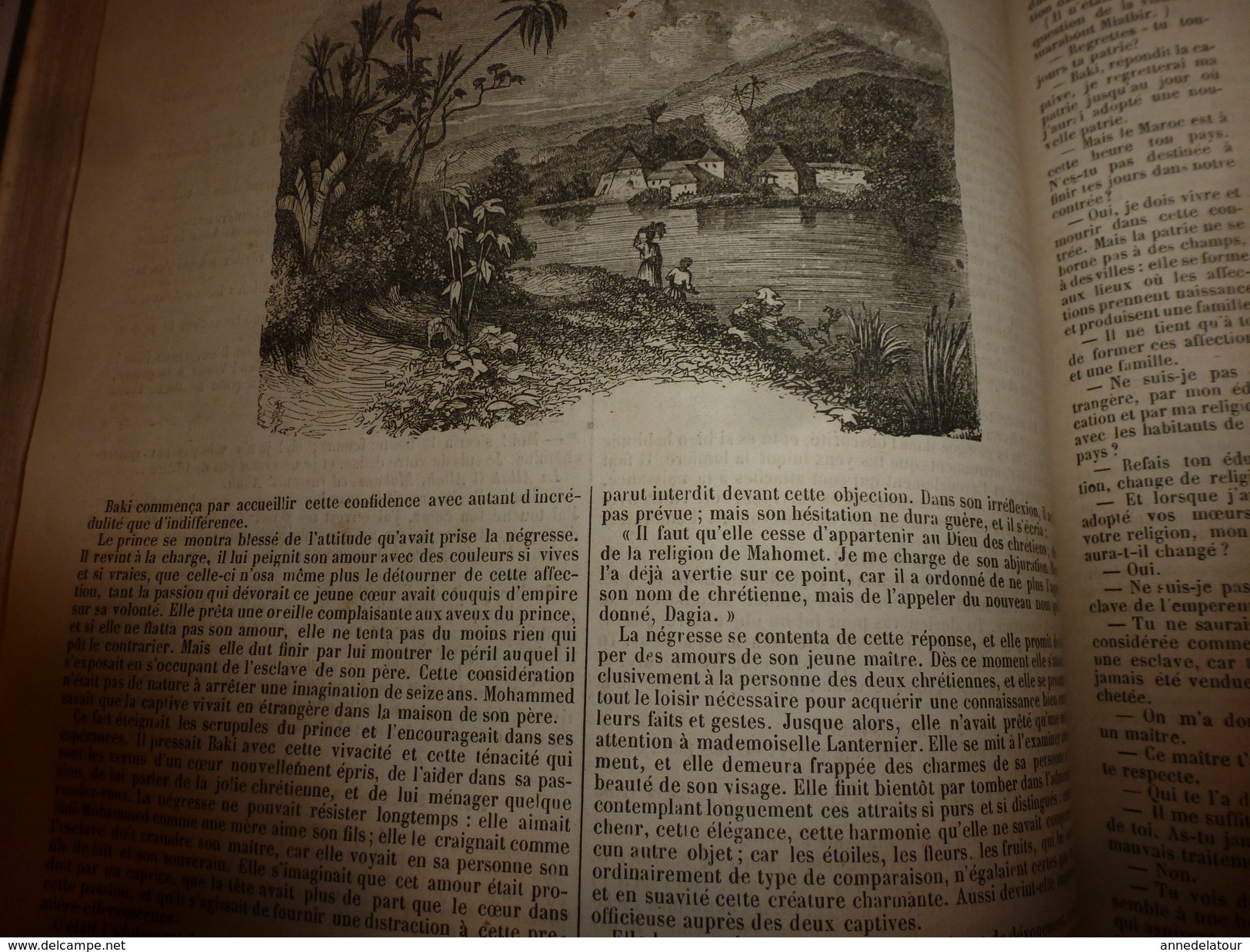 1849  Romans,Contes et Nouvelles illustrés: Aventures des Femmes Lanternier au Maroc;La Femme,Le mari et l'Amant; etc