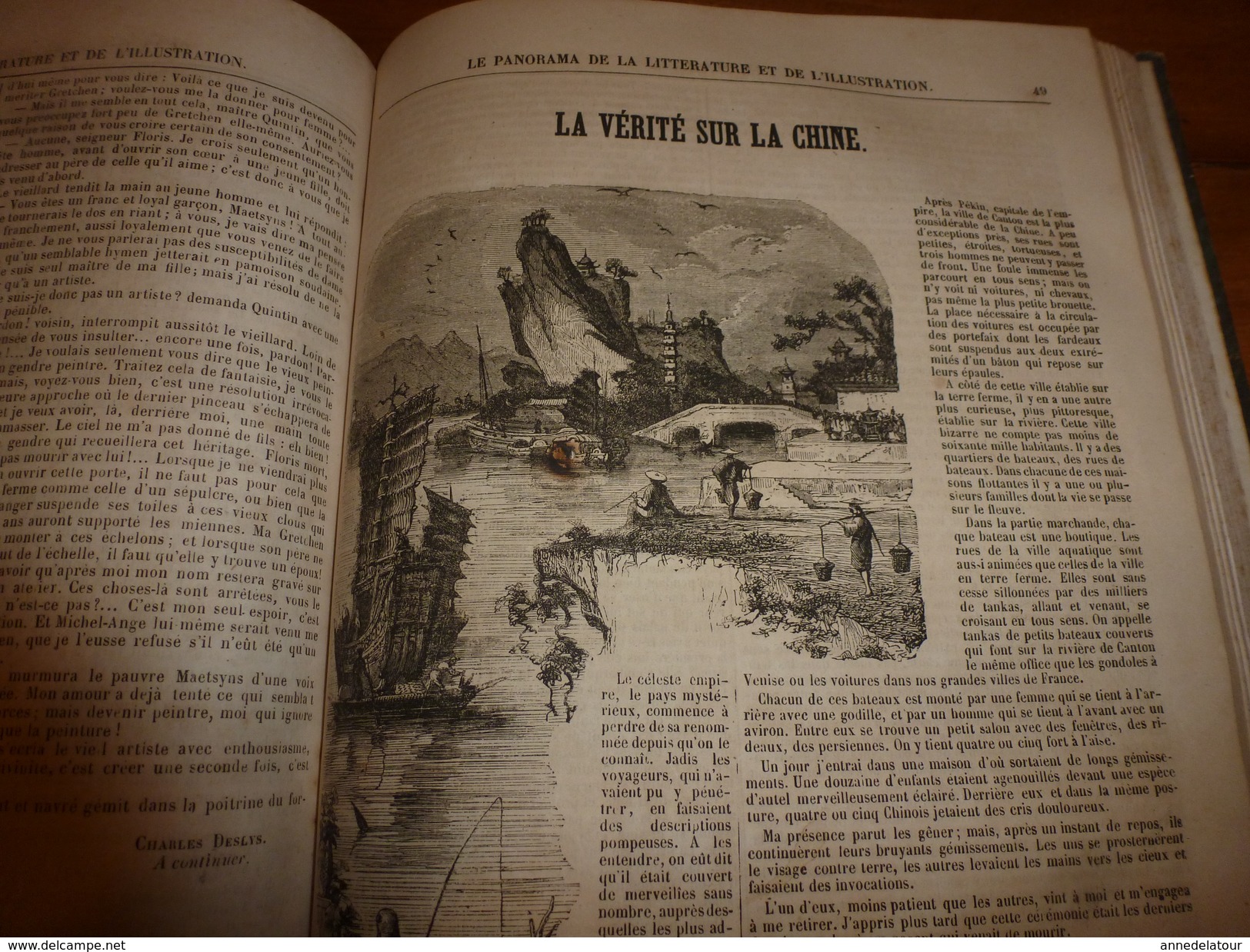 1849  Romans,Contes et Nouvelles illustrés: Aventures des Femmes Lanternier au Maroc;La Femme,Le mari et l'Amant; etc