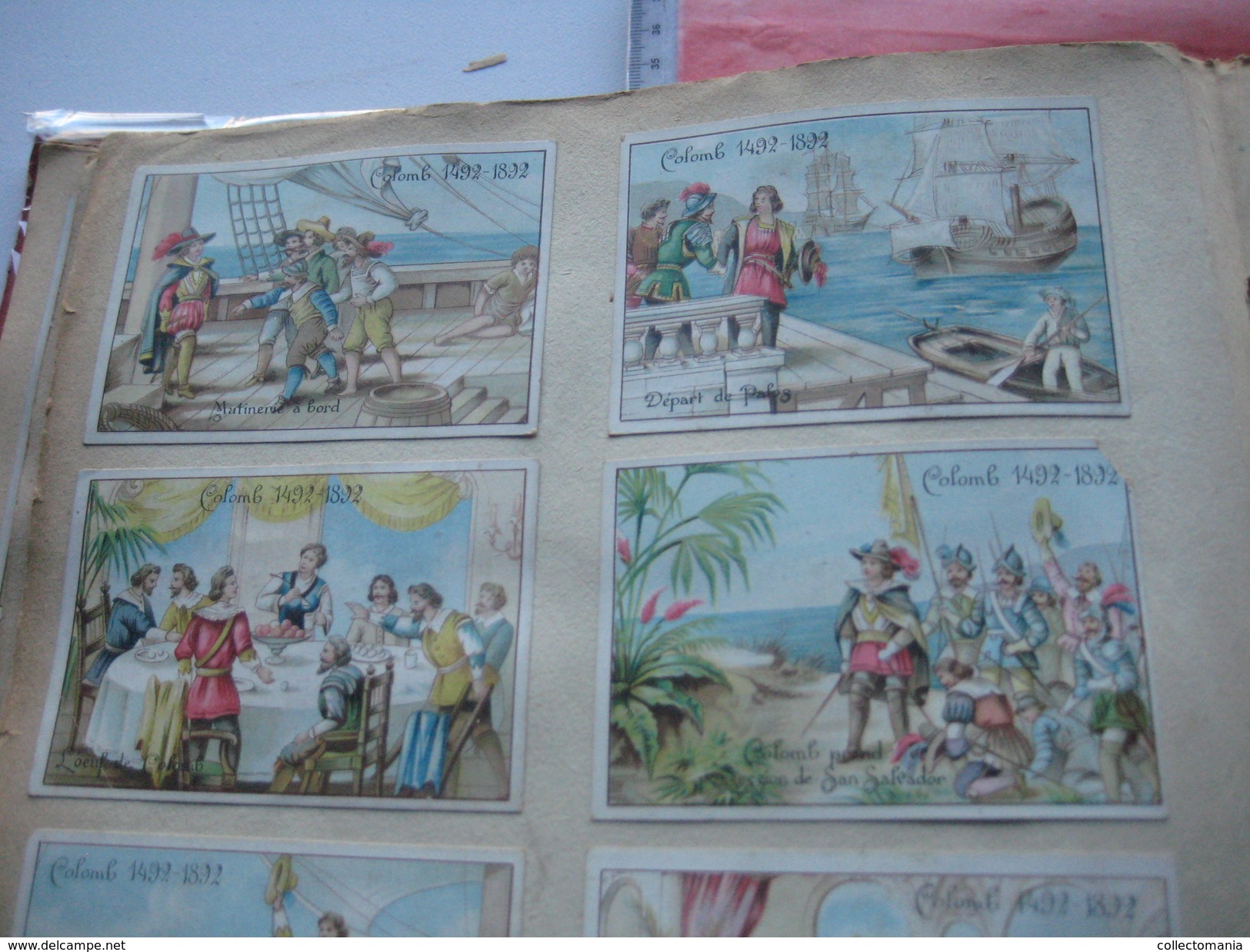 Album c1890, all thematic many litho advertising compl sets, hundreds of trade cards : Liebig, Huntley, many topics