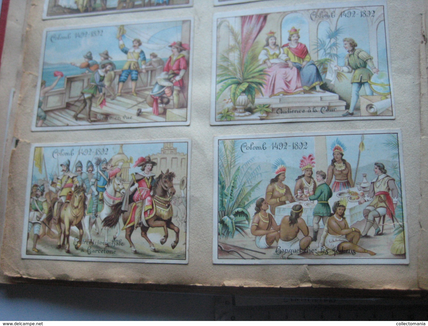 Album c1890, all thematic many litho advertising compl sets, hundreds of trade cards : Liebig, Huntley, many topics