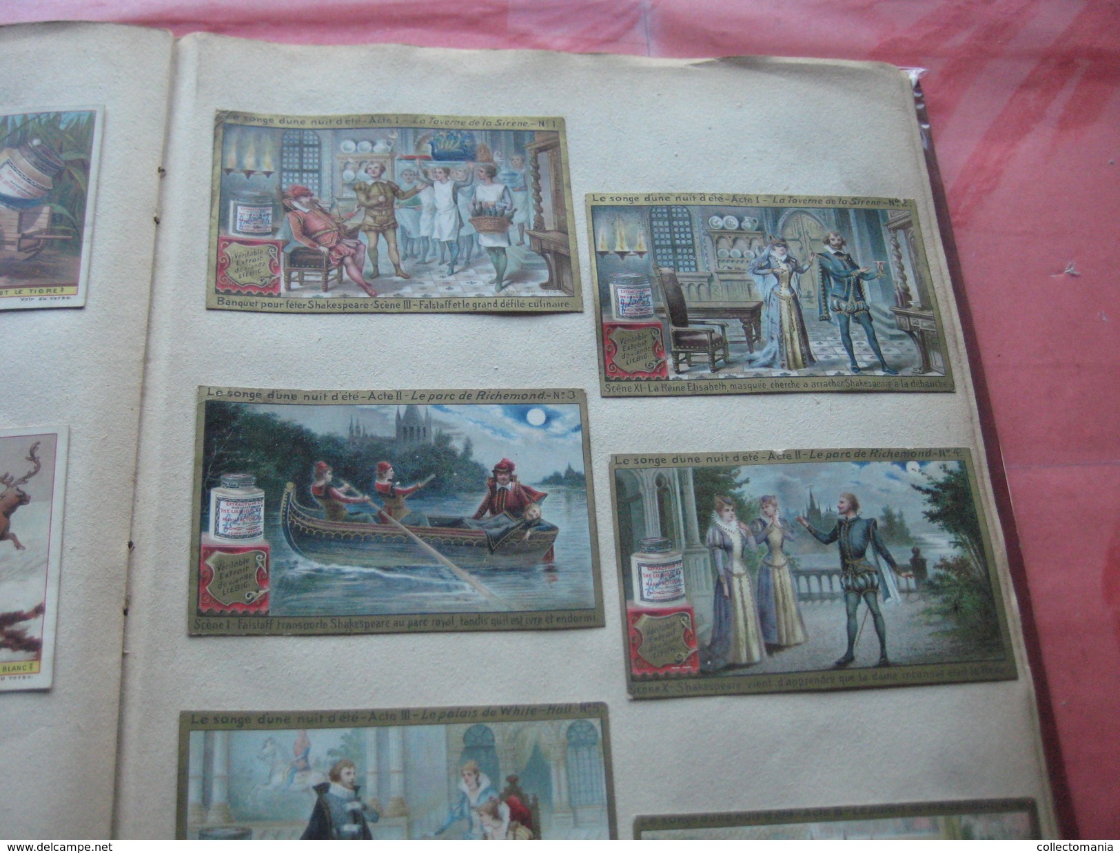 Album c1890, all thematic many litho advertising compl sets, hundreds of trade cards : Liebig, Huntley, many topics