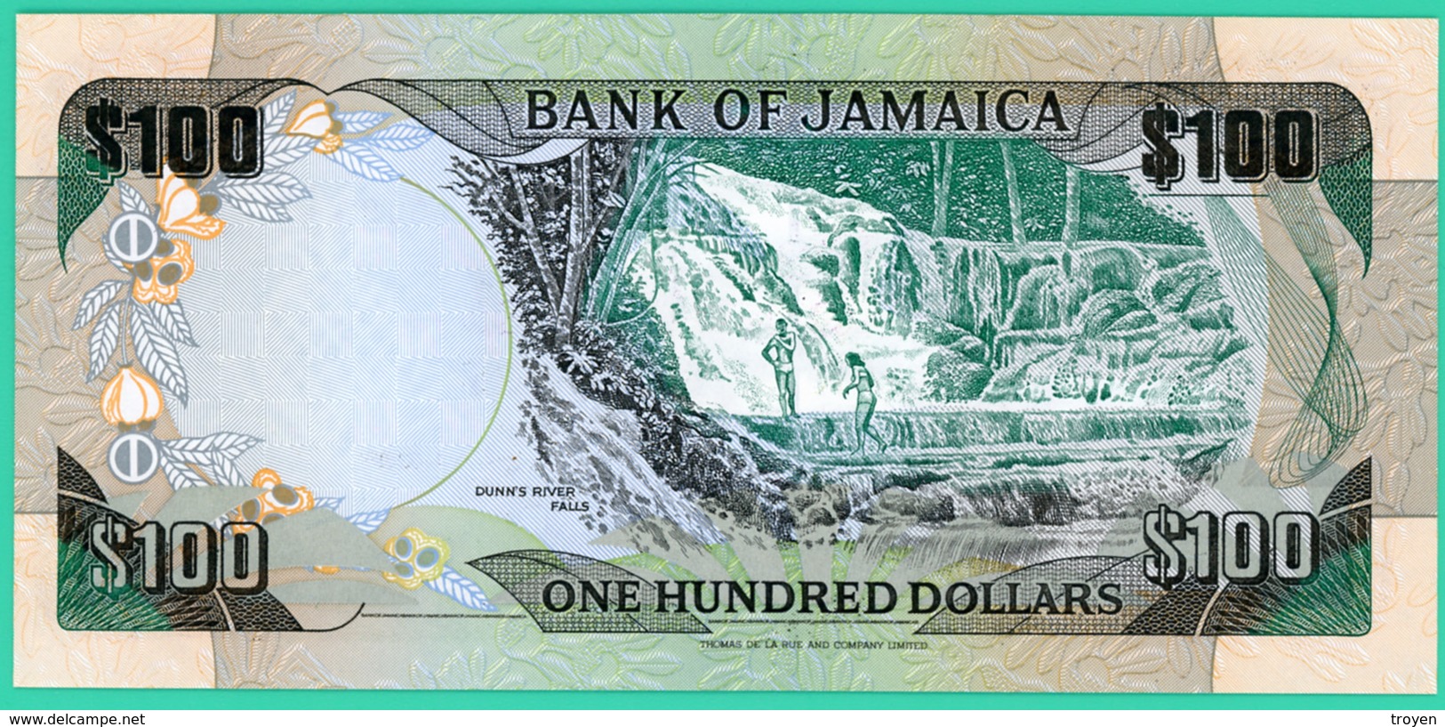 100 Dollars - Jamaïque - 1.3.1994- N° GJ944510 - Neuf - - Jamaique