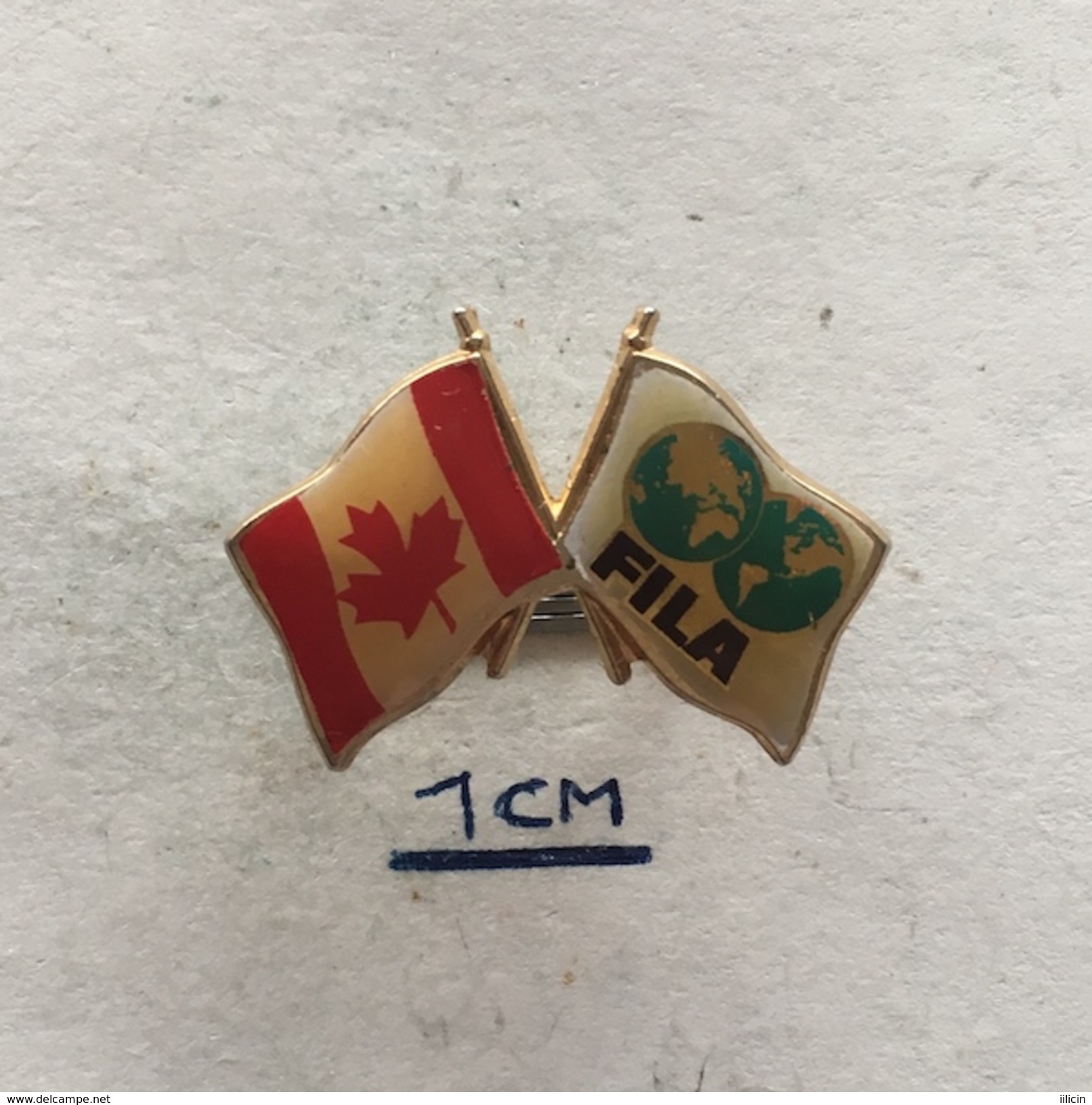 Badge (Pin) ZN004349 - Wrestling Canada Federation / Association / Union FILA - Worstelen