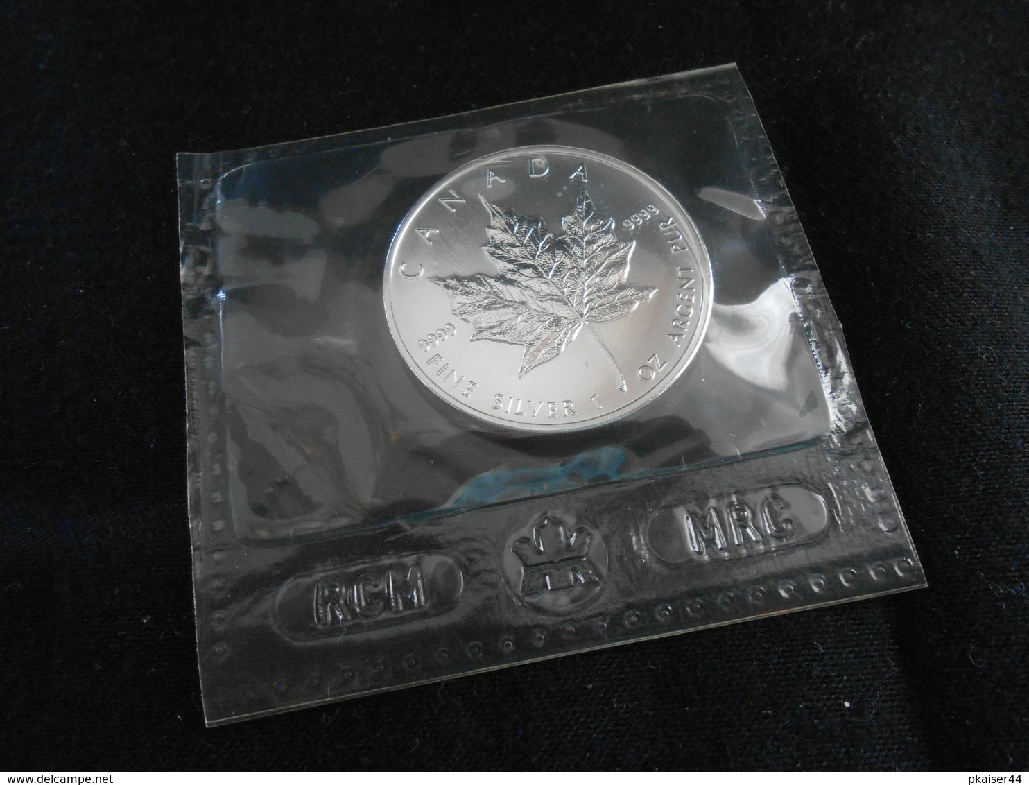Canada 5 CA$ Dollar "Maple Leaf" 1991  1Oz (Unze) Silber In Folie Eingeschweisst - PP - Lot 262 - Ric - Canada