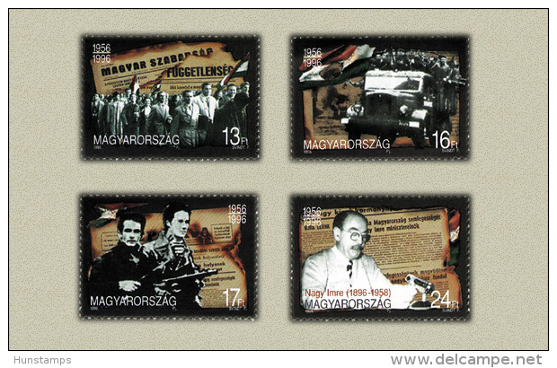 Hungary 1996. 1956. Hungarian Revolution 50. Anniv. Set MNH (**) Michel: 4413-4416 / 1.80 EUR - Nuovi