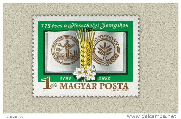 Hungary 1972. Georgikon Of Keszthely Stamp MNH (**) Michel: 2794 / 0.30 EUR - Ungebraucht