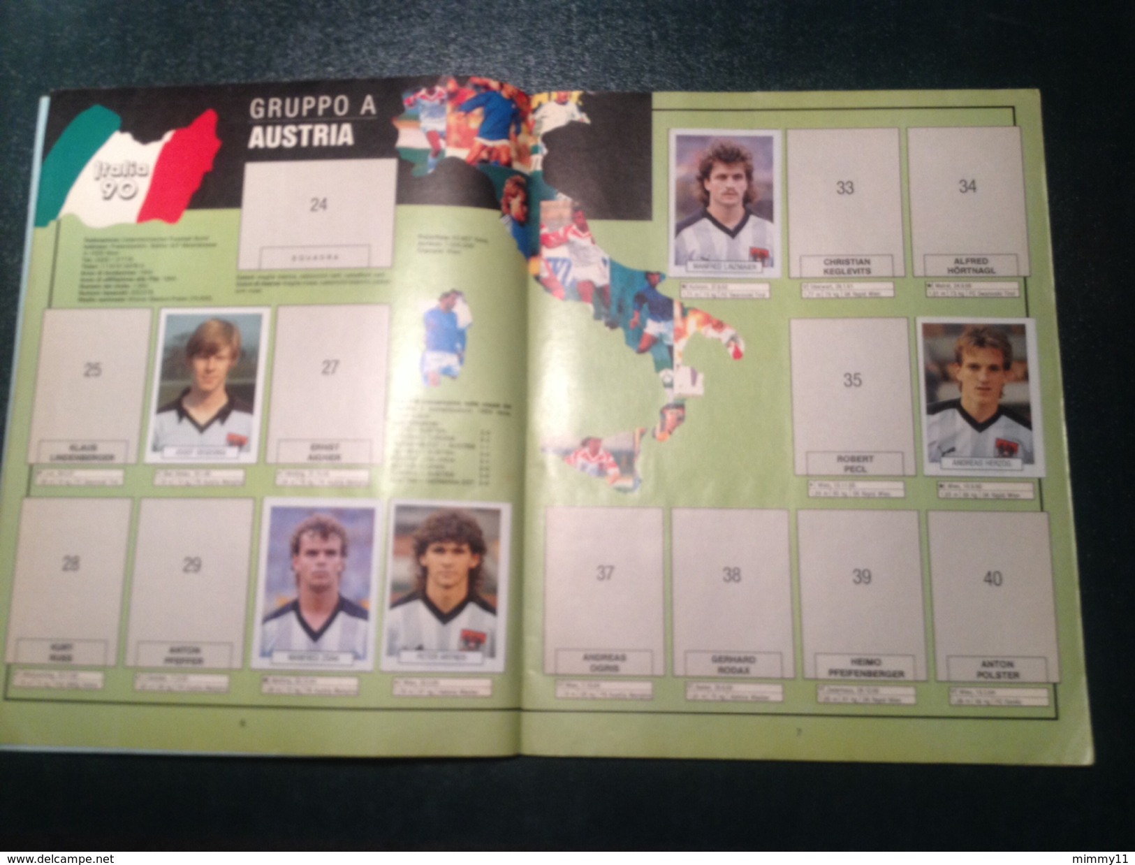 Album Italia '90 - Non Completo - Edizione Italiana