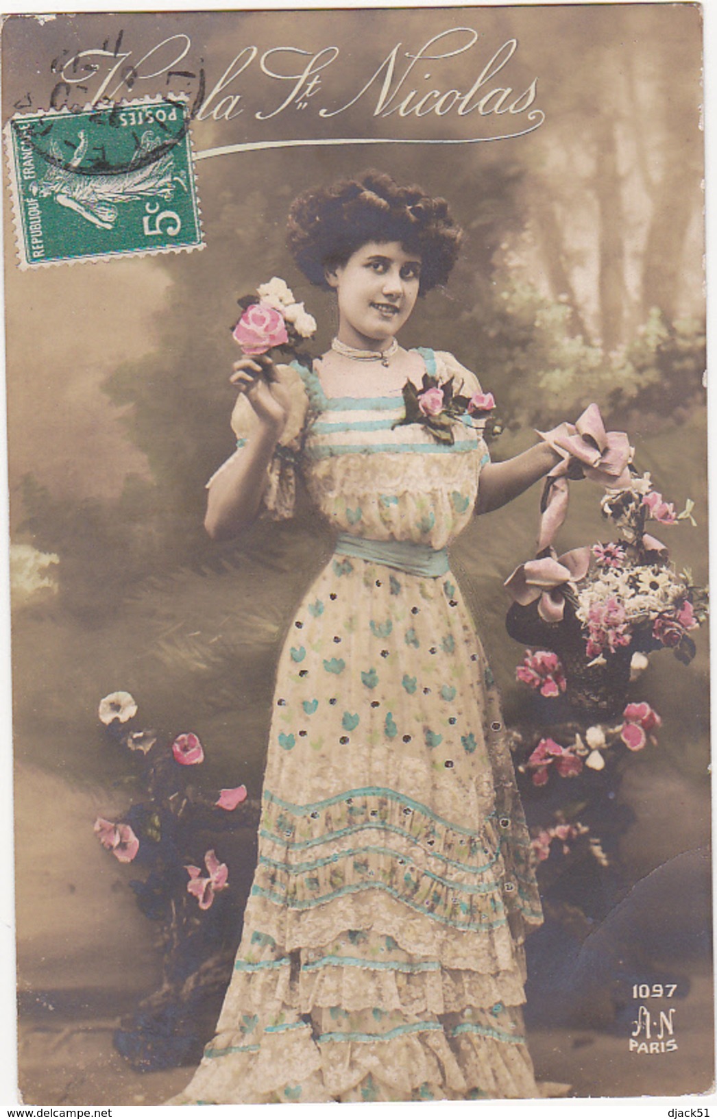 Lot De 3 CPA / Saint-Nicolas / Femme / Années 1910 - Nikolaus