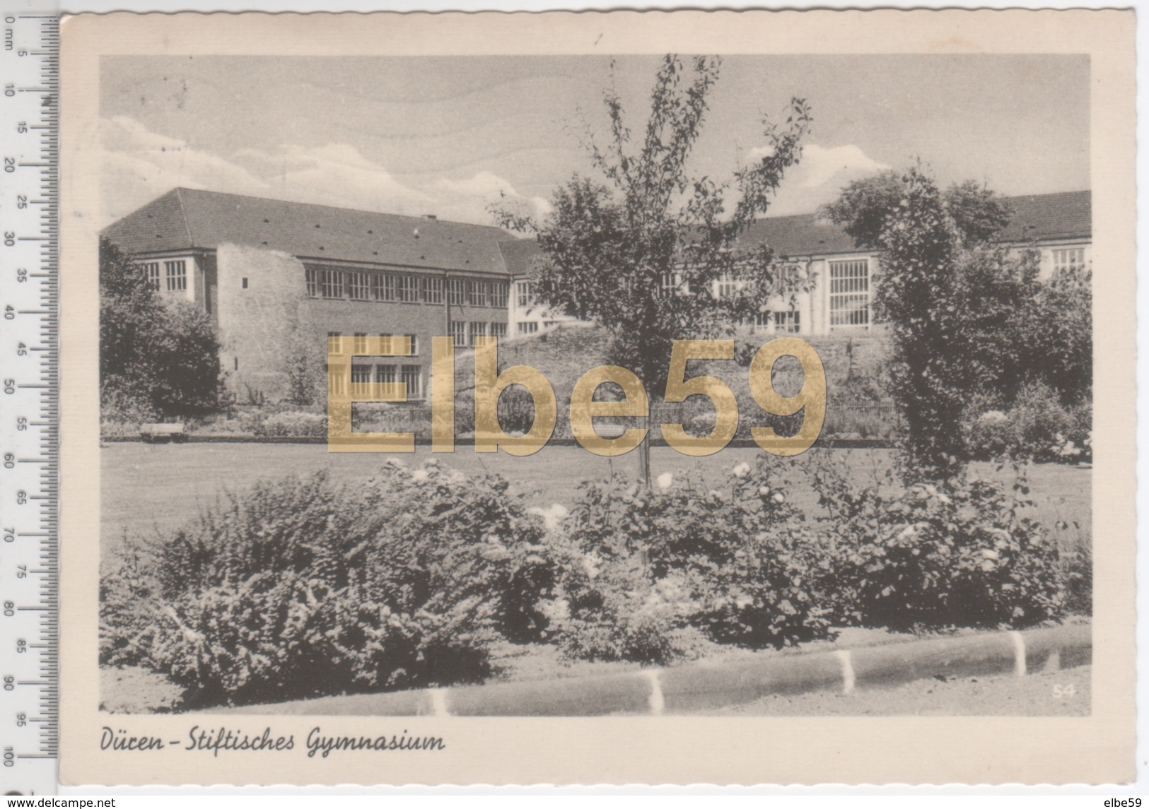 Düren (Nordrhein-Westfalen), AK, Stiftisches Gymnasium, Geschrieben - Dueren