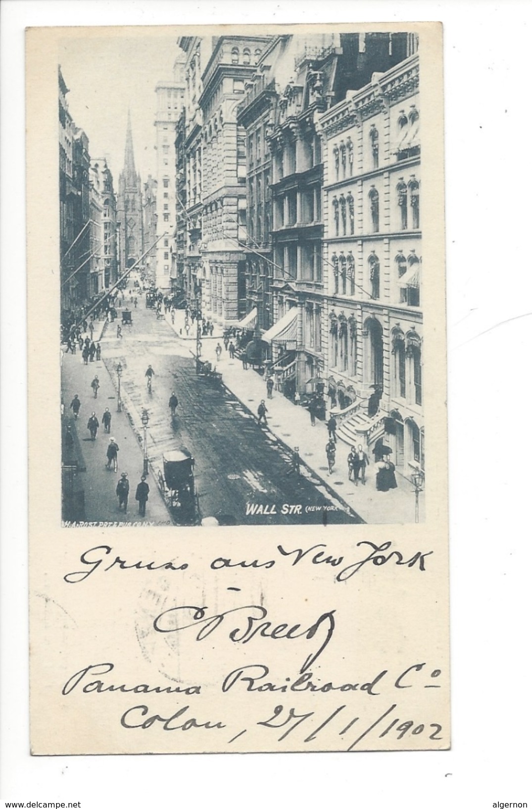 16232 -  New York Wall Street 1902 - Wall Street