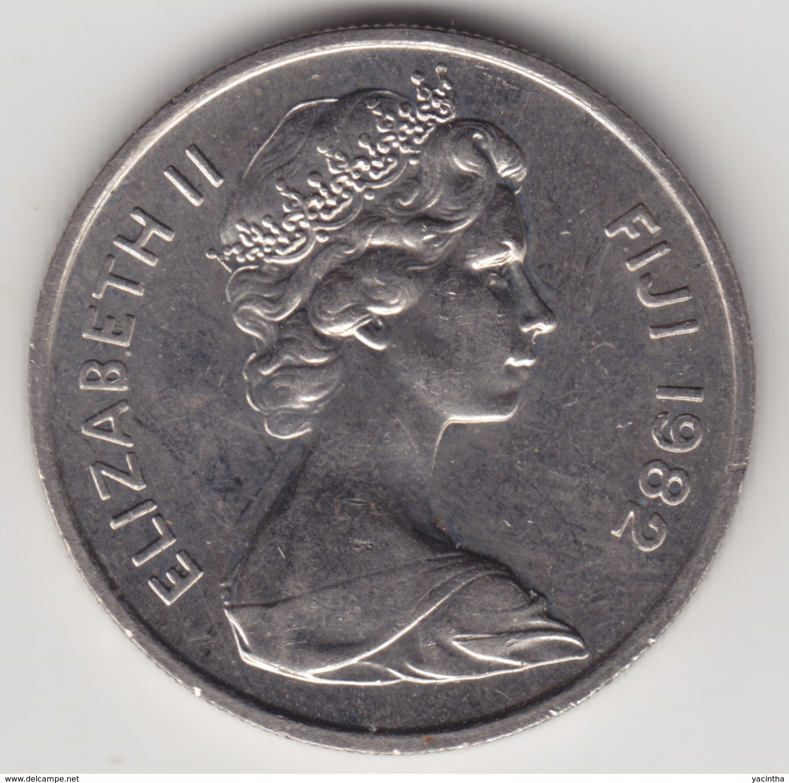 @Y@    Fiji  10 Cents   1982    (4427) - Fidji