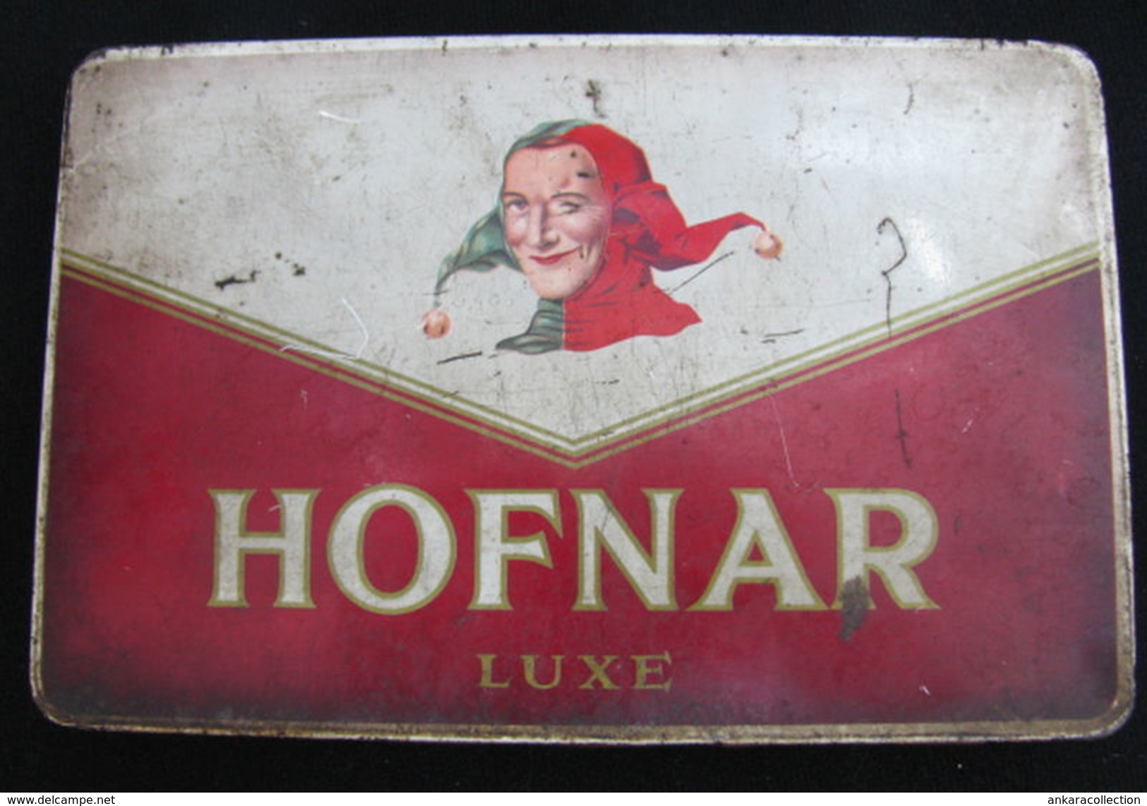 AC - HOFNAR LUXE 10 SIGAREN CIGAR TOBACCO EMPTY TIN BOX - Boites à Tabac Vides