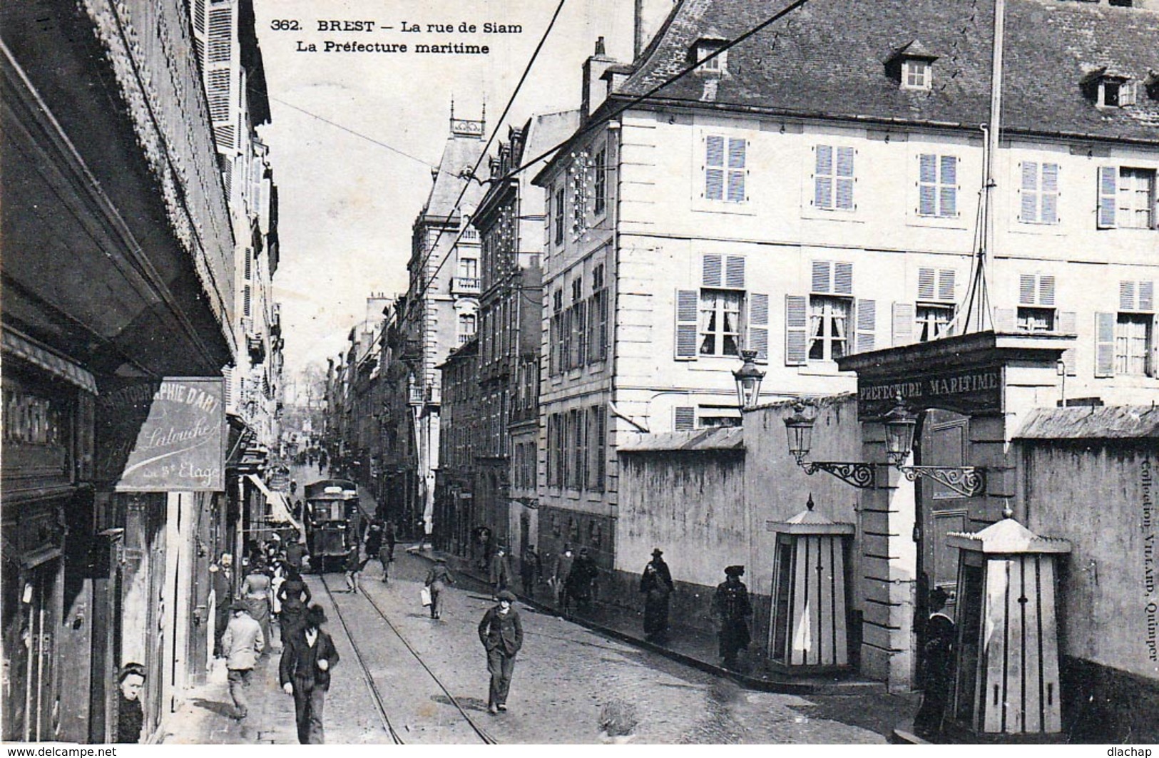 Brest. La Rue De Siam. La Préfecture Maritime - Brest