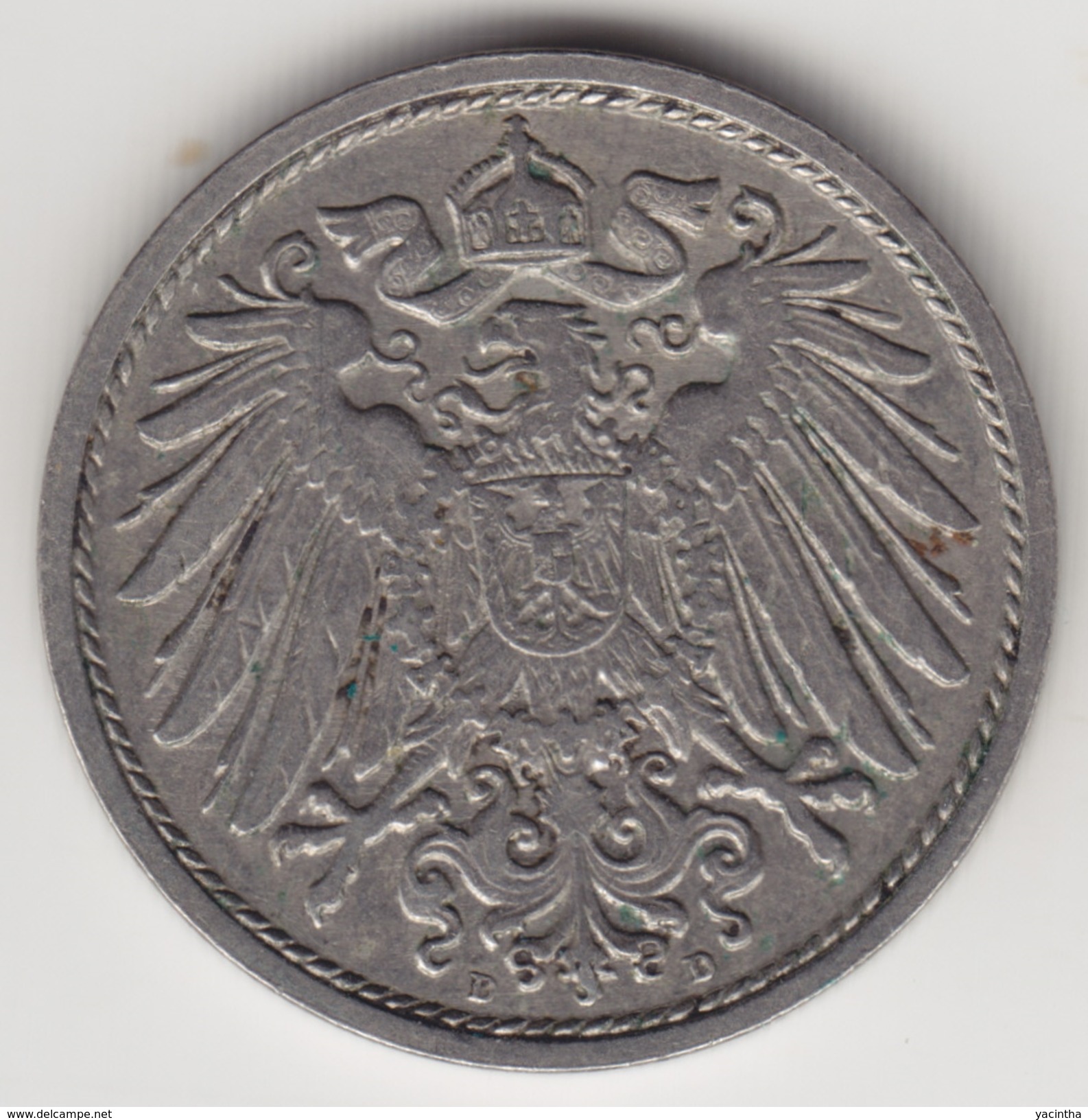 @Y@    Duitsland  10  Pfennig  1908  D   (4436) - 10 Pfennig