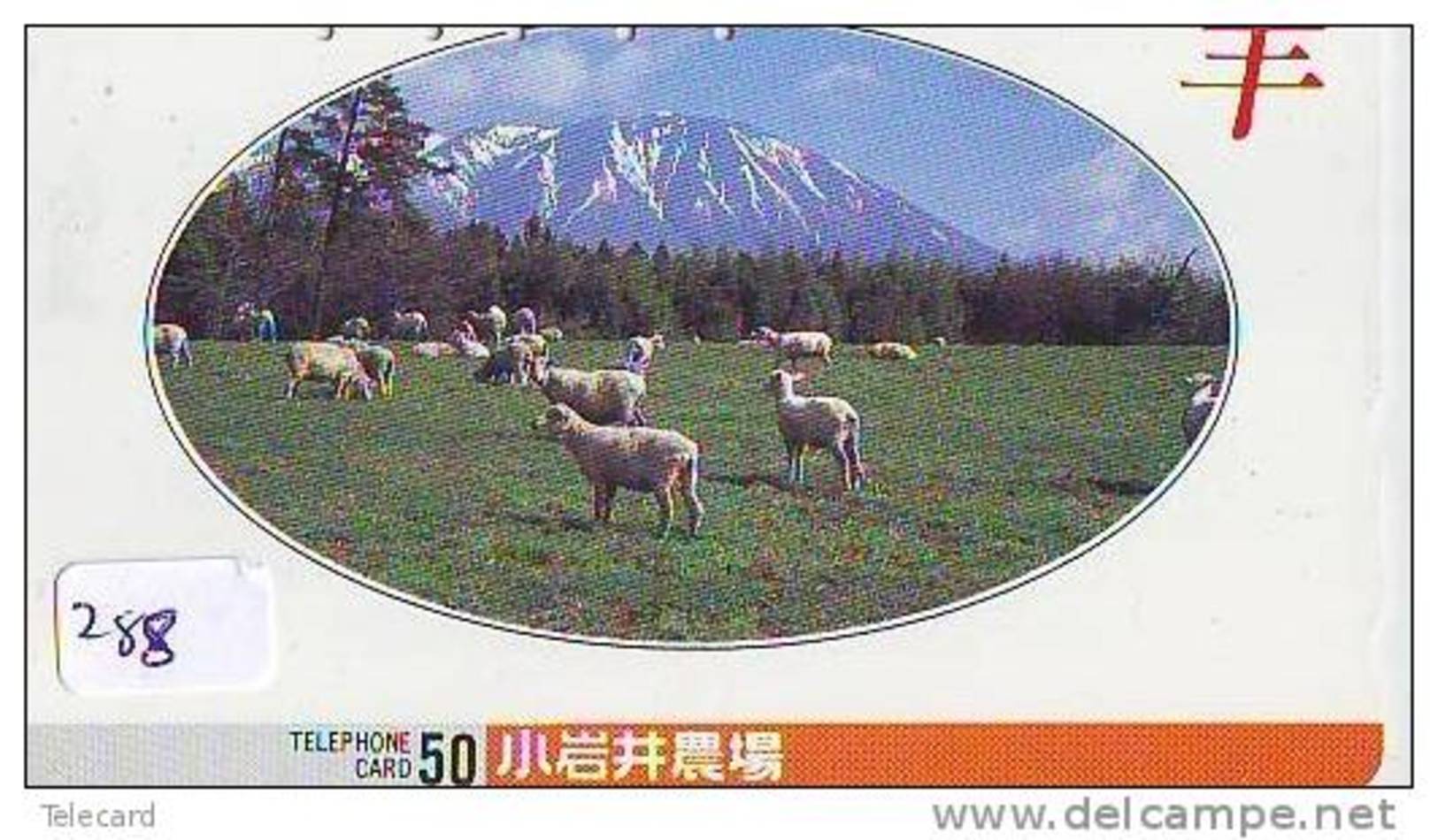 Télécarte  JAPON * MOUTON (288) SHEEP * TELEFONKARTE JAPAN * SCHAF * SCHAAP * PECORA * STERNZEIGEN * Juh - Sonstige & Ohne Zuordnung