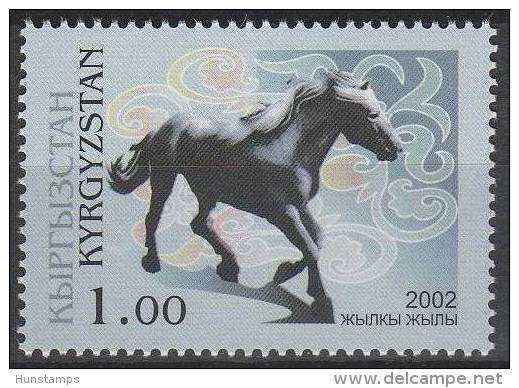 Kyrgyzstan 2002. Animals / Horses Stamp MNH (**) - Kirghizstan