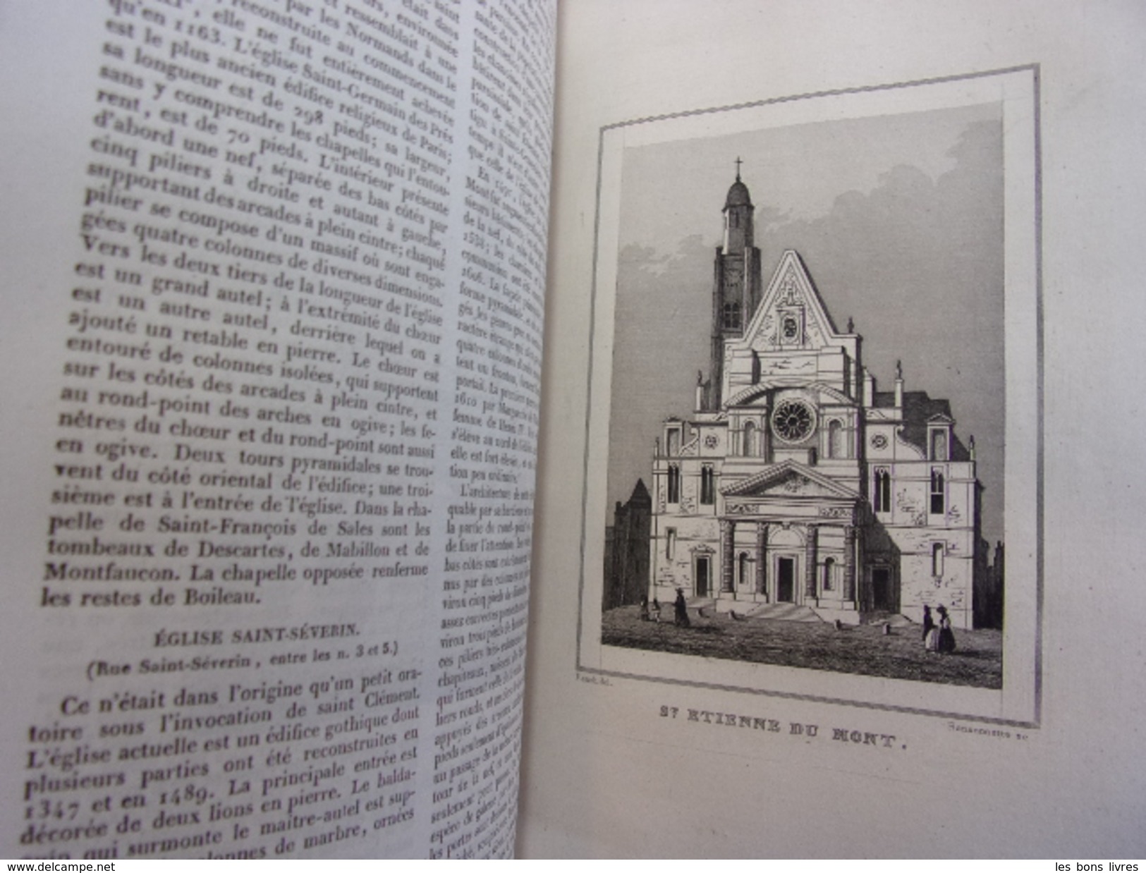 GUIDE PITTORESQUE DU VOYAGEUR EN FRANCE Paris, La Seine 51 gravures + carte 1838