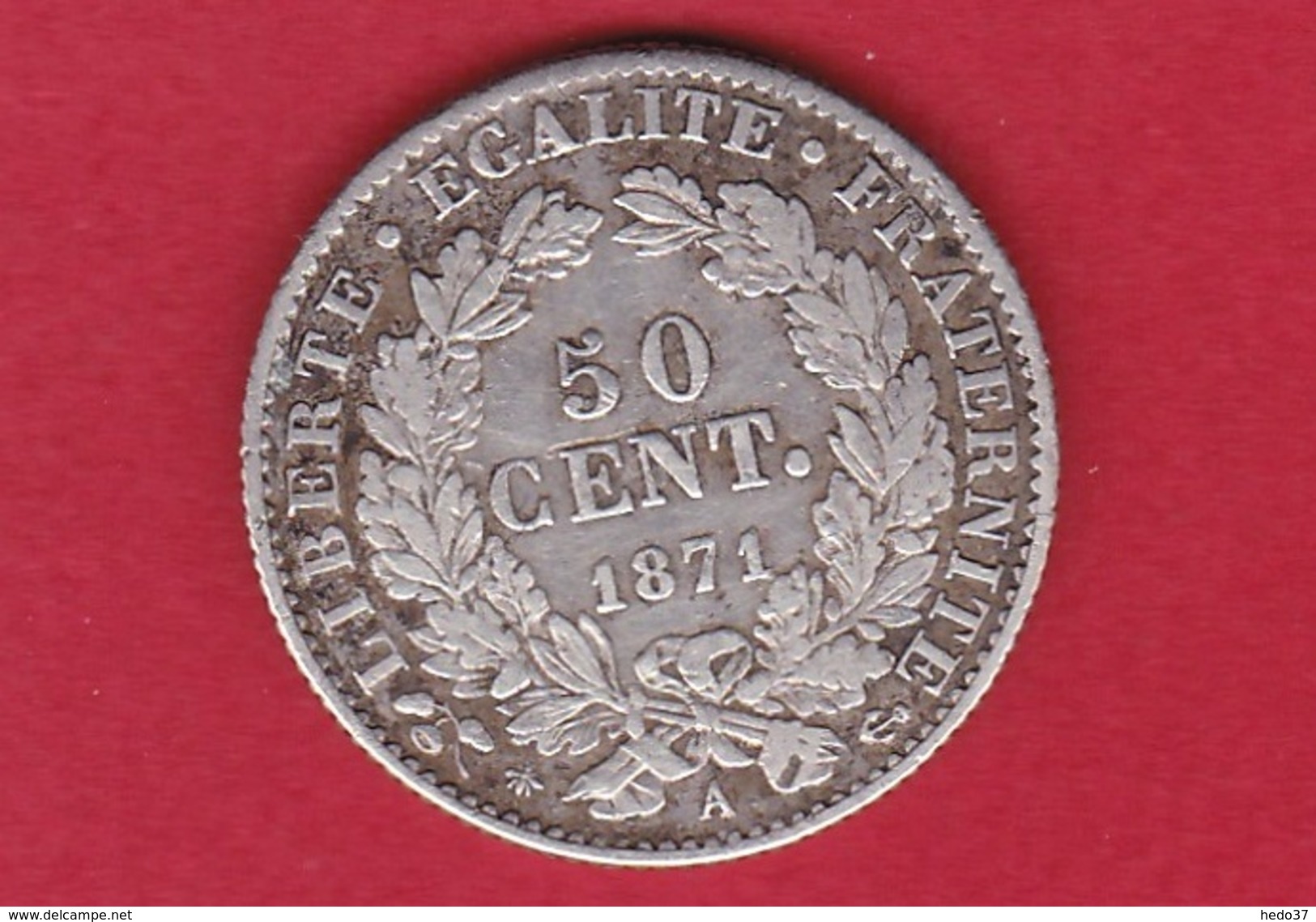 France 50 Centimes Cérès 1871 A - Altri & Non Classificati