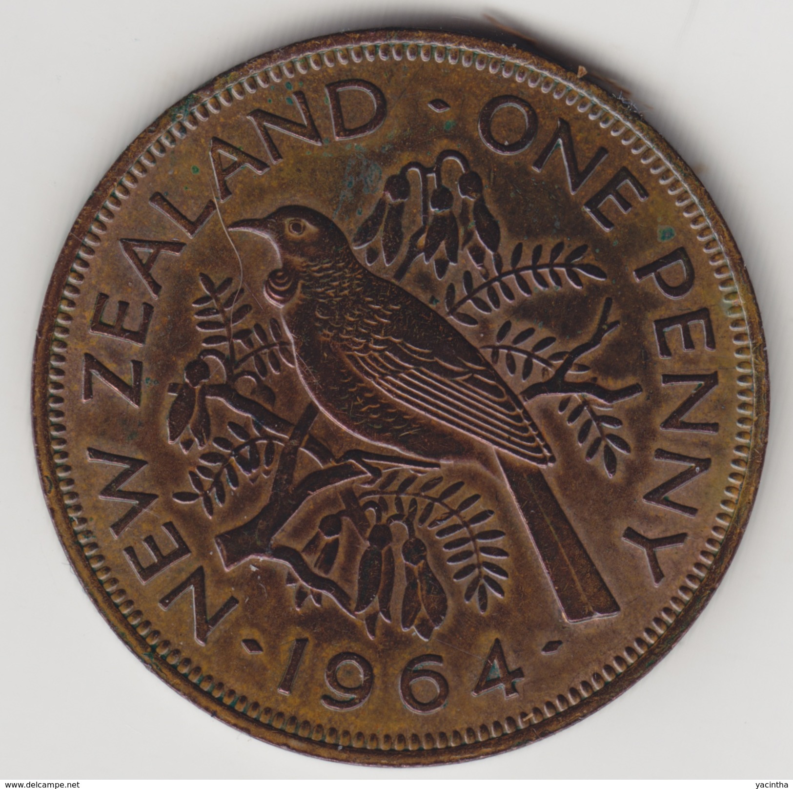 @Y@    Nieuw Zeeland  1Penny  1964    (4446) - Nueva Zelanda