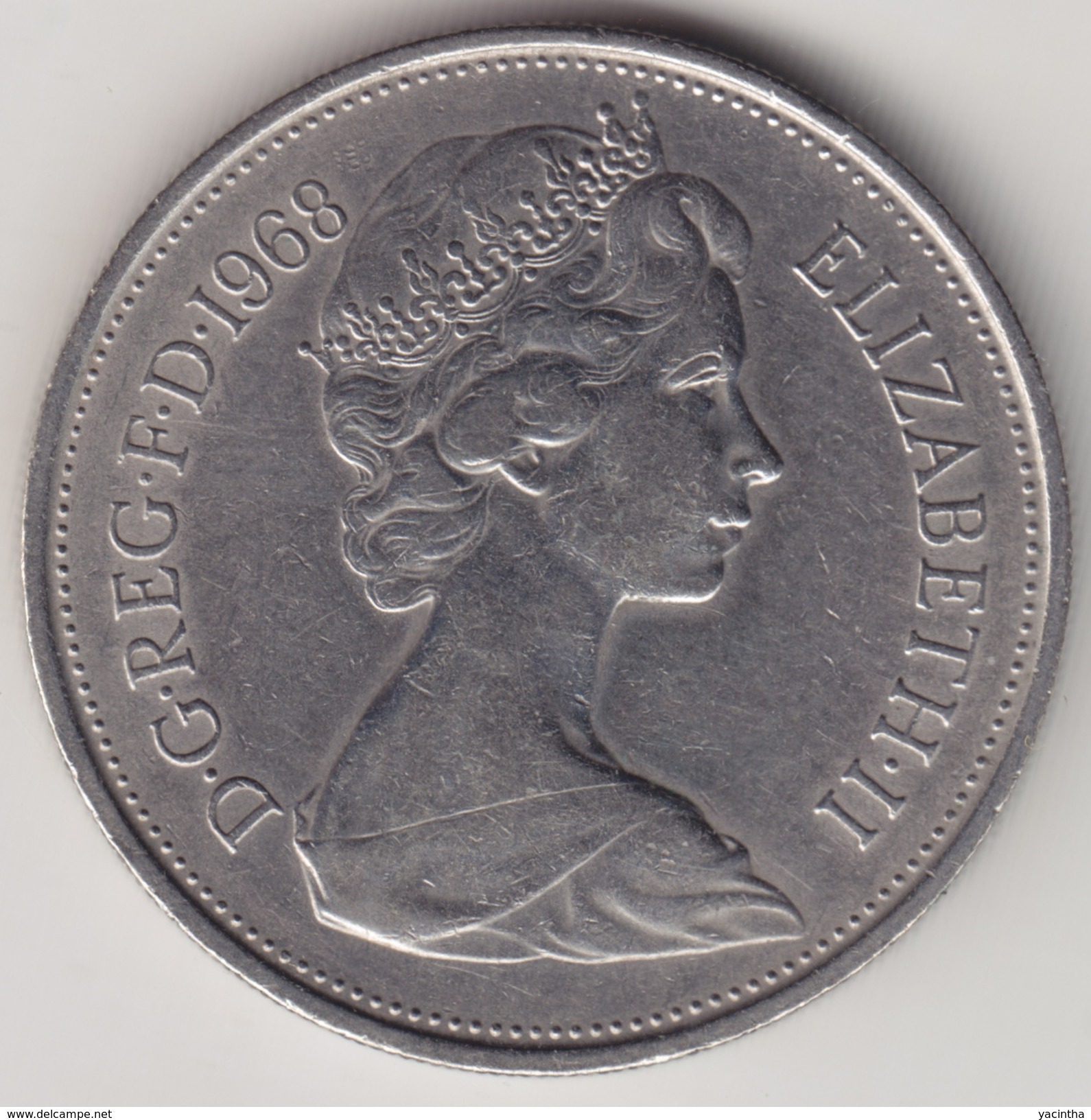 @Y@   Groot Brittanië  10 New Pence   1968   (4459) - Andere & Zonder Classificatie