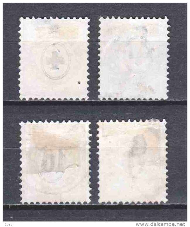 Switzerland 1878 Portomarken Mi 1-2 + 5-6 Canceled - Taxe