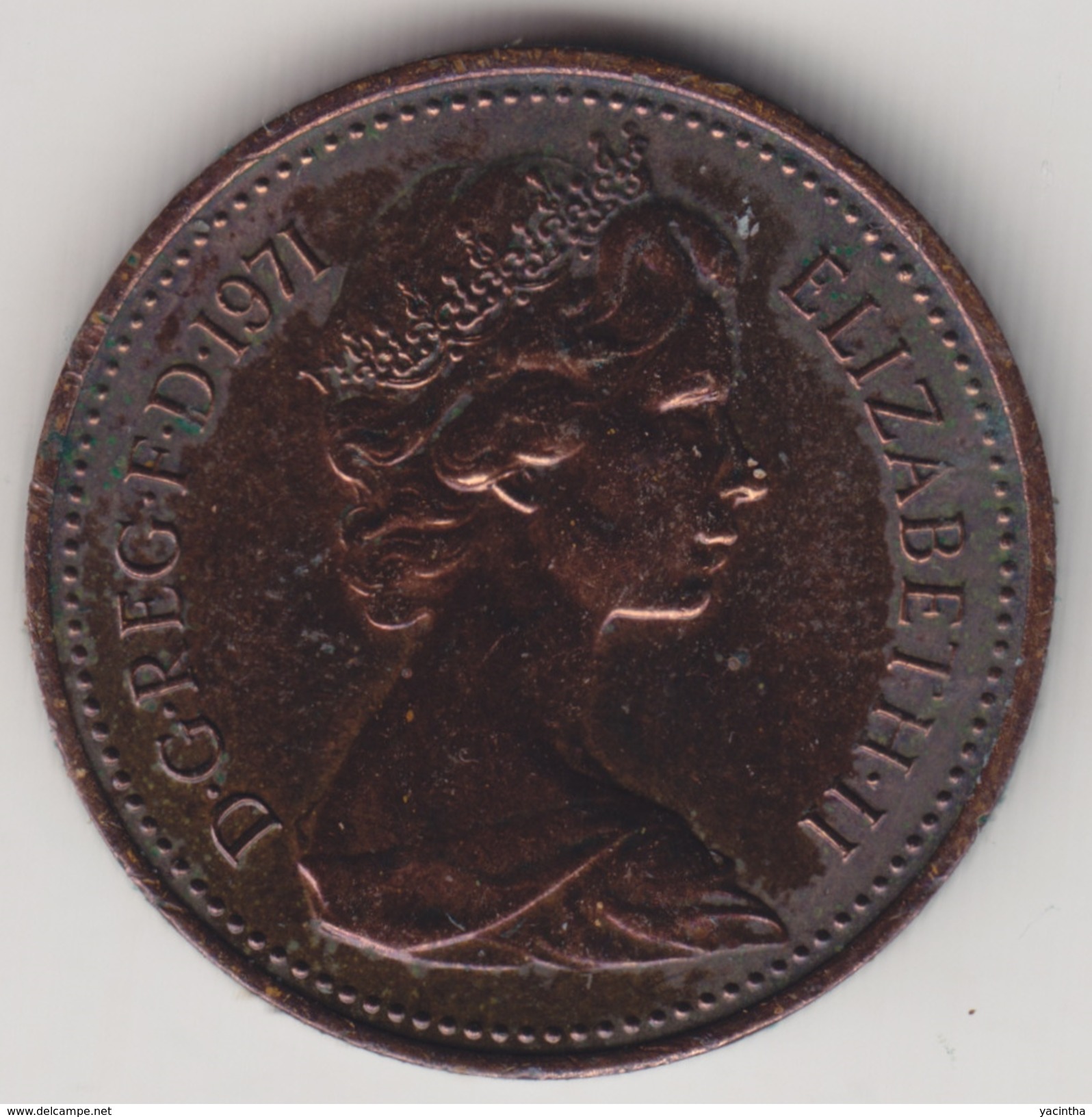 @Y@   Groot Brittanië    1  New Penny  1971    (4467) - Andere & Zonder Classificatie